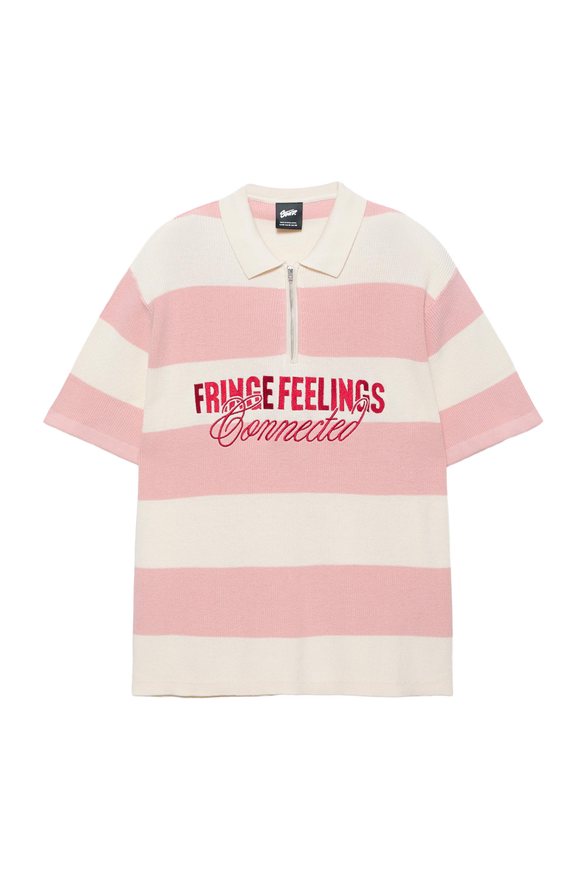 Nakışlı panelli polo t-shirt - Görsel 5