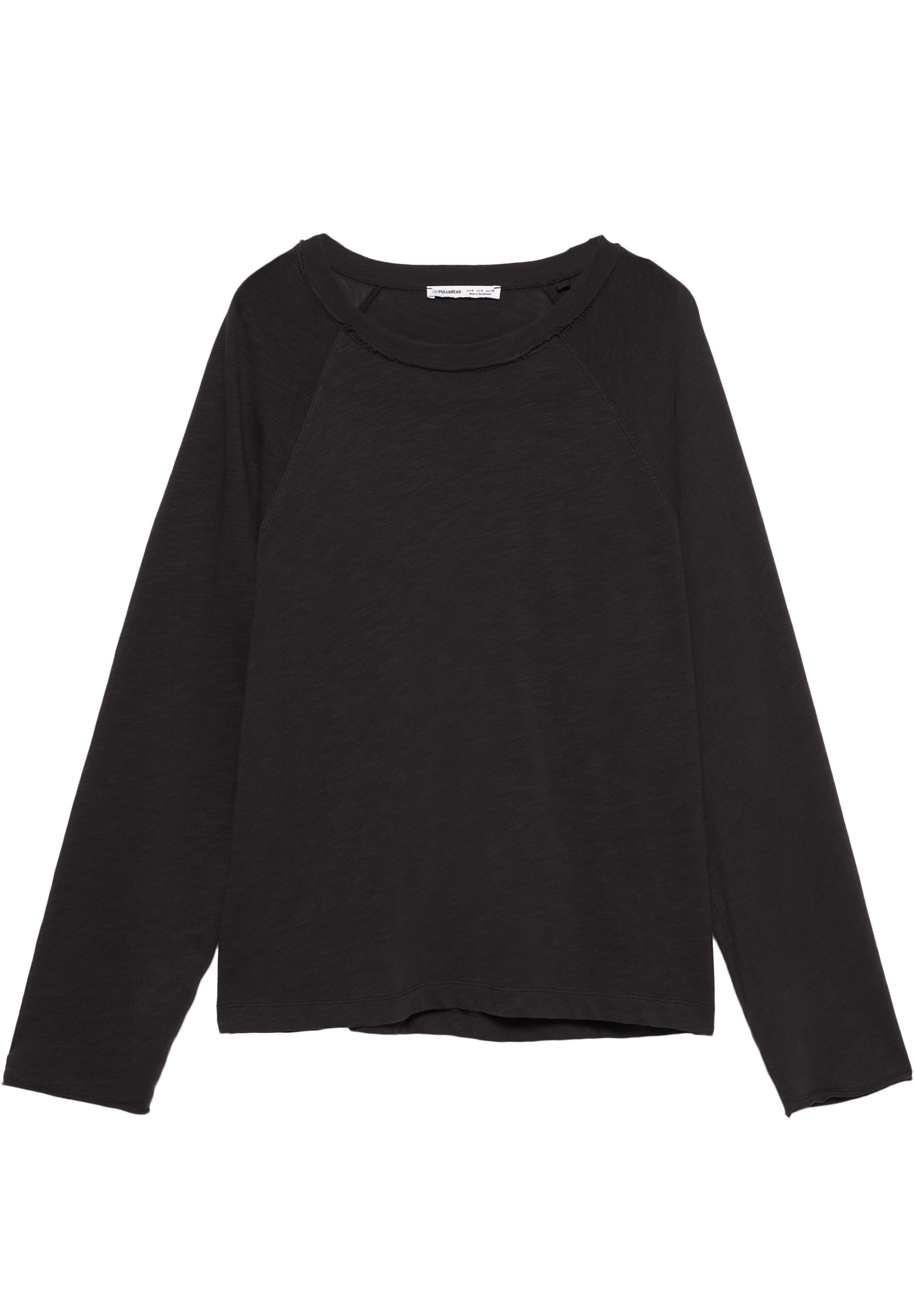 Uzun kollu reglan kesim t-shirt - Görsel 81