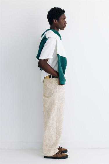 Animal print trousers — Beige 3