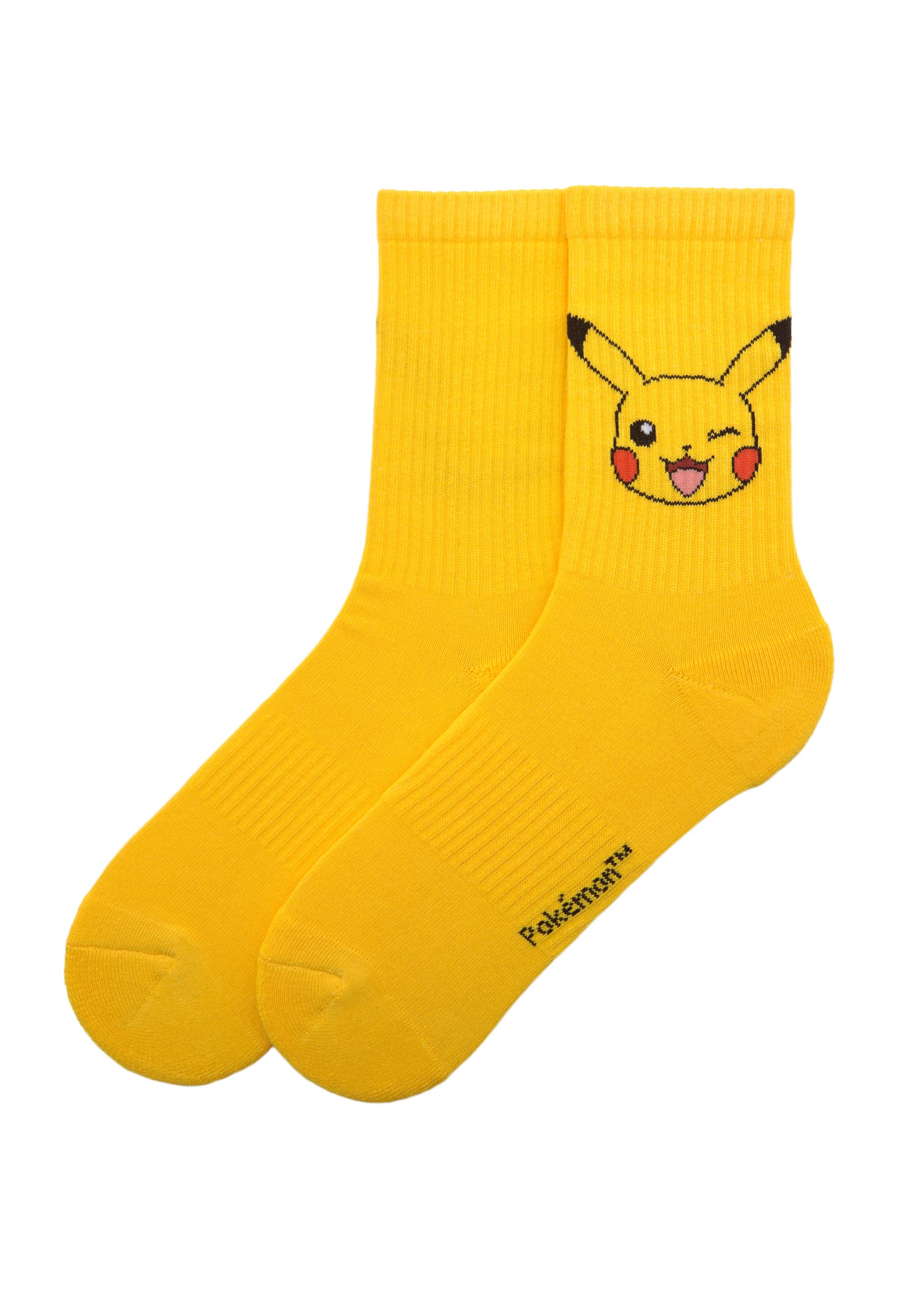 Pokémon Pikachu Socks — Yellow