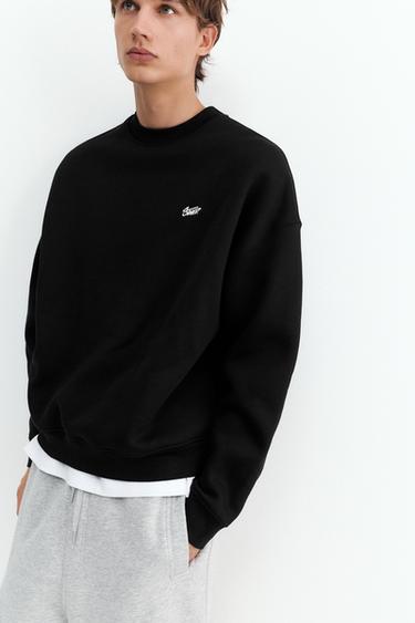 STWD boxy sweatshirt — Black 3