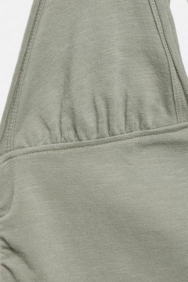 Halter top with tie detail — Medium khaki 8