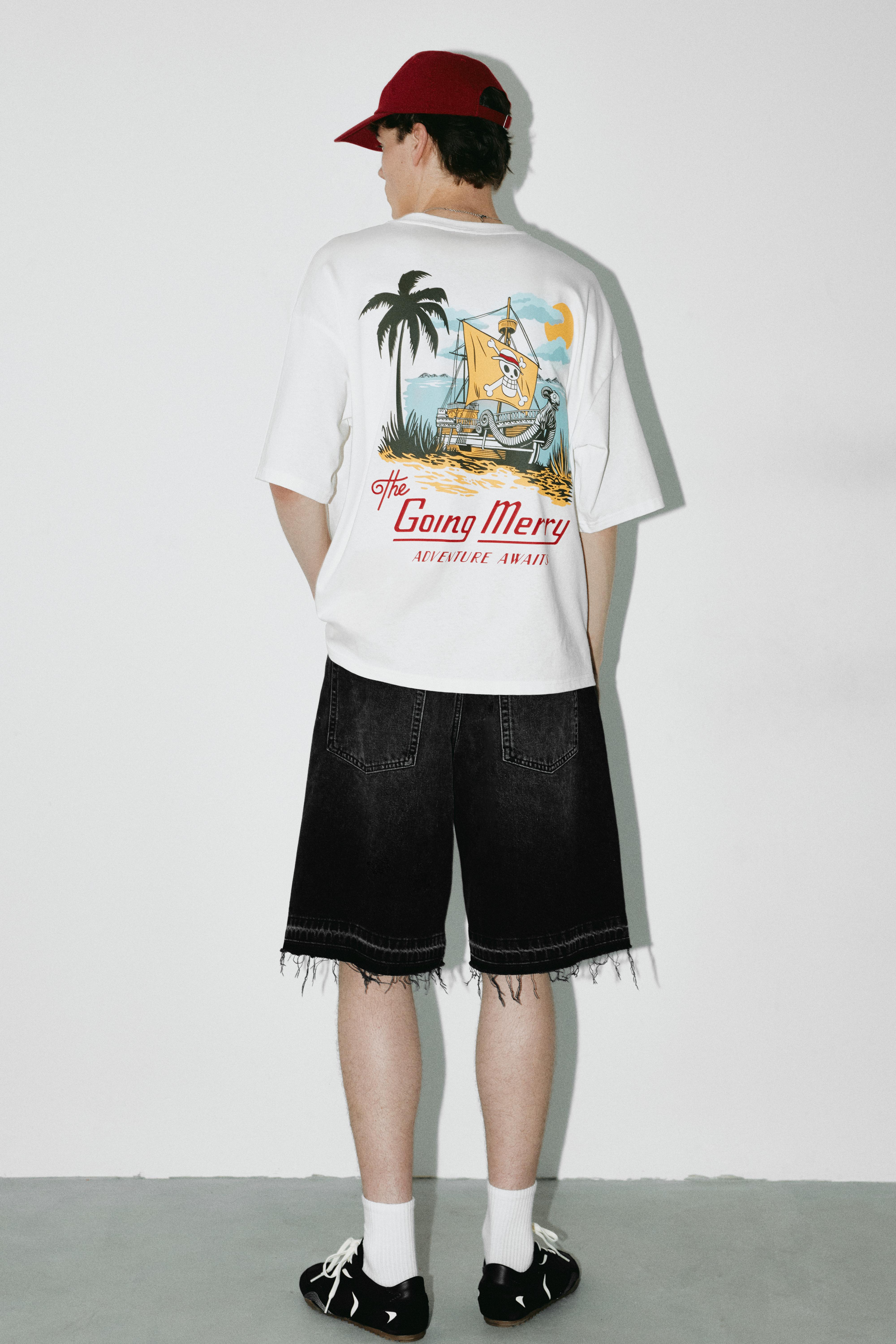 One Piece relaxed fit T-shirt — Off white