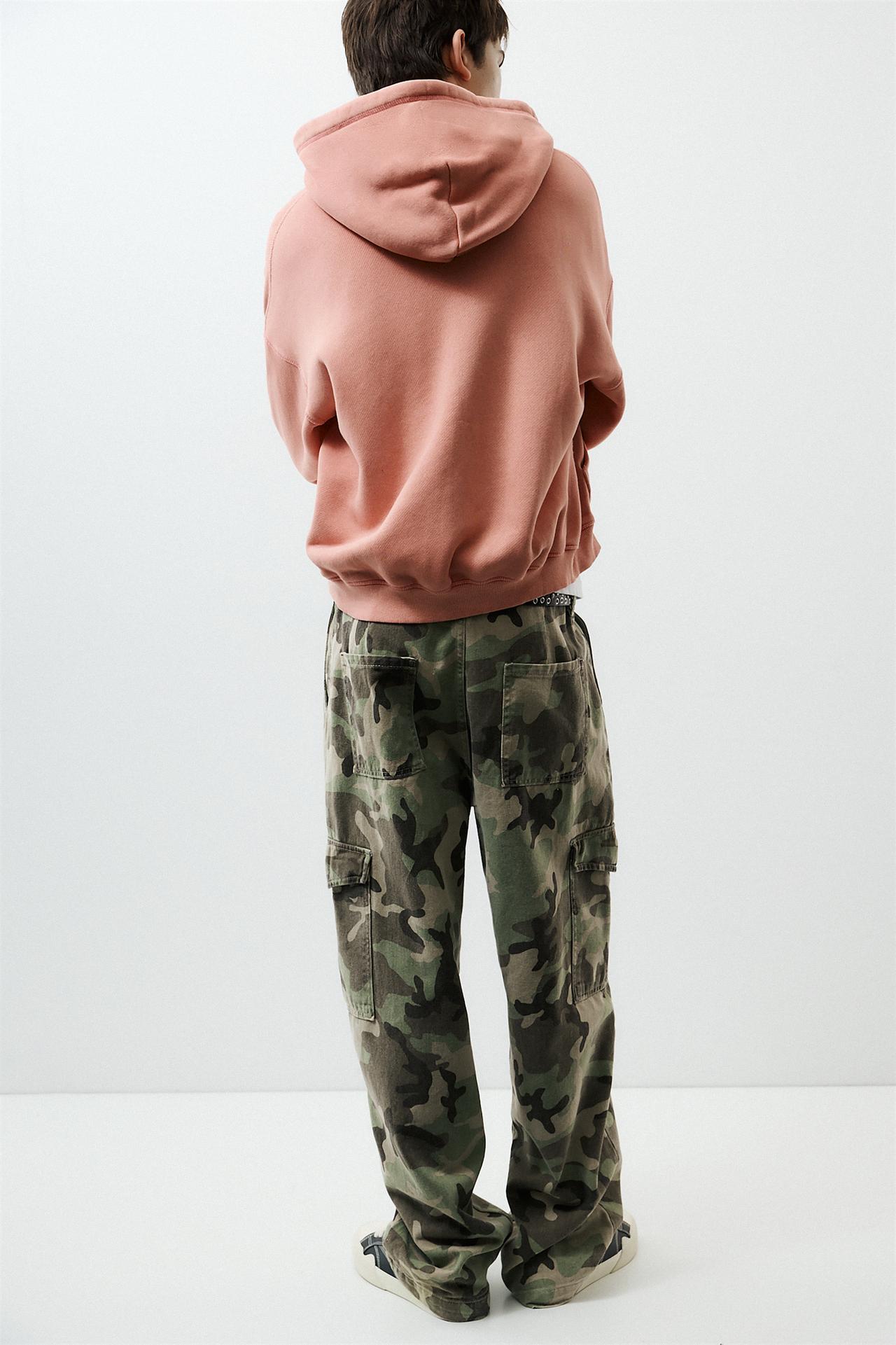 Hoodie with zip fastening — Coral