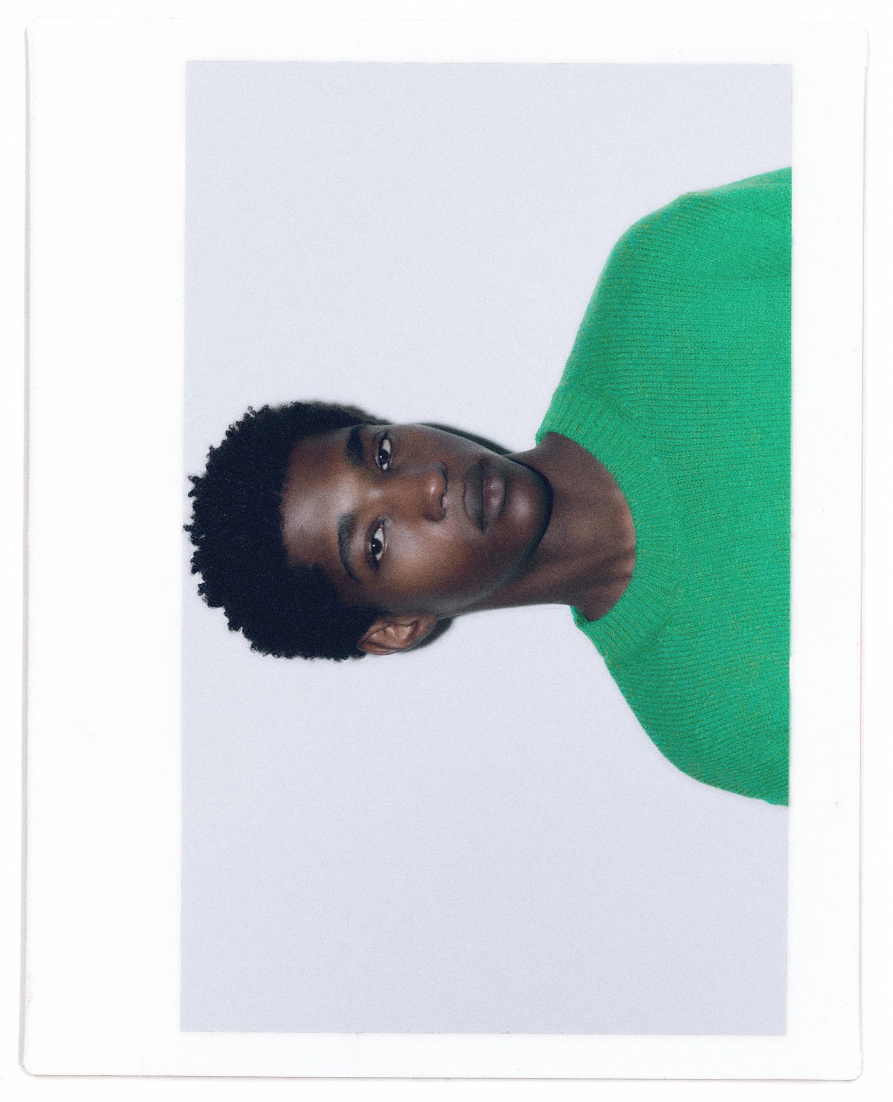 Round neck jumper — Green