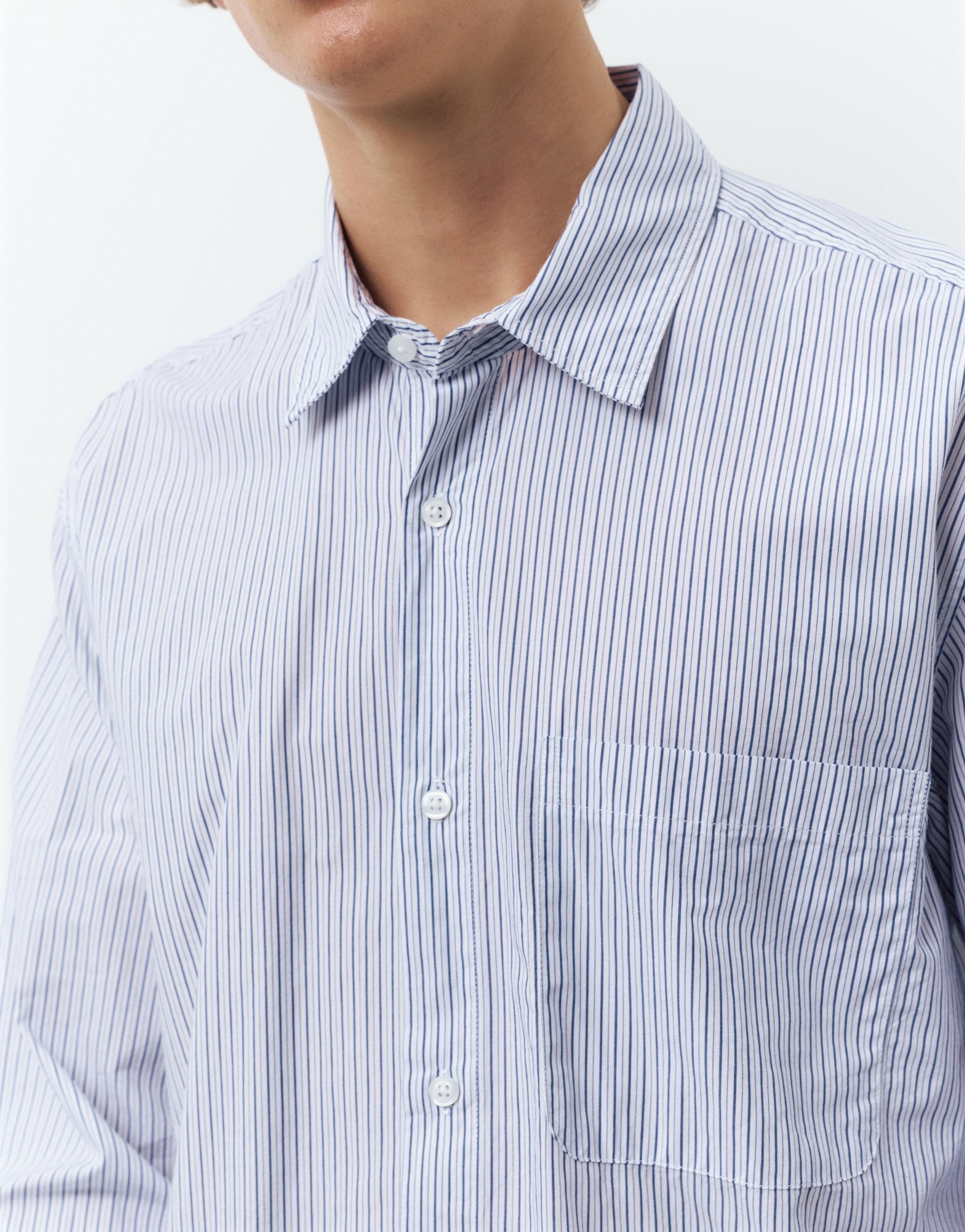 Çizgili uzun kollu gömlek - Görsel 24