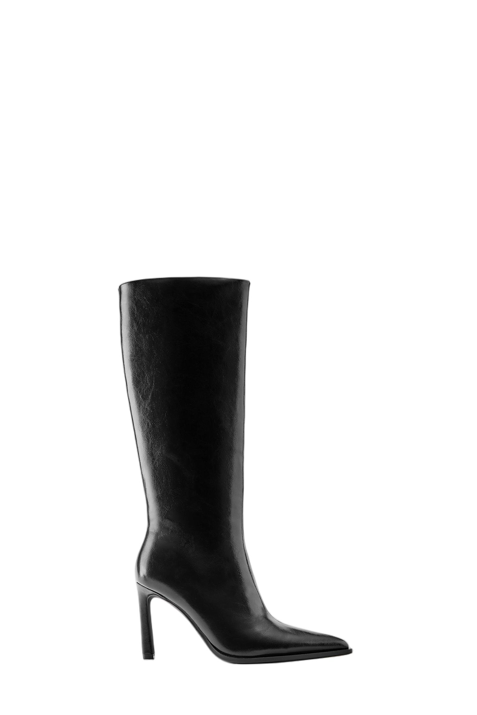 High-heel boots — Black