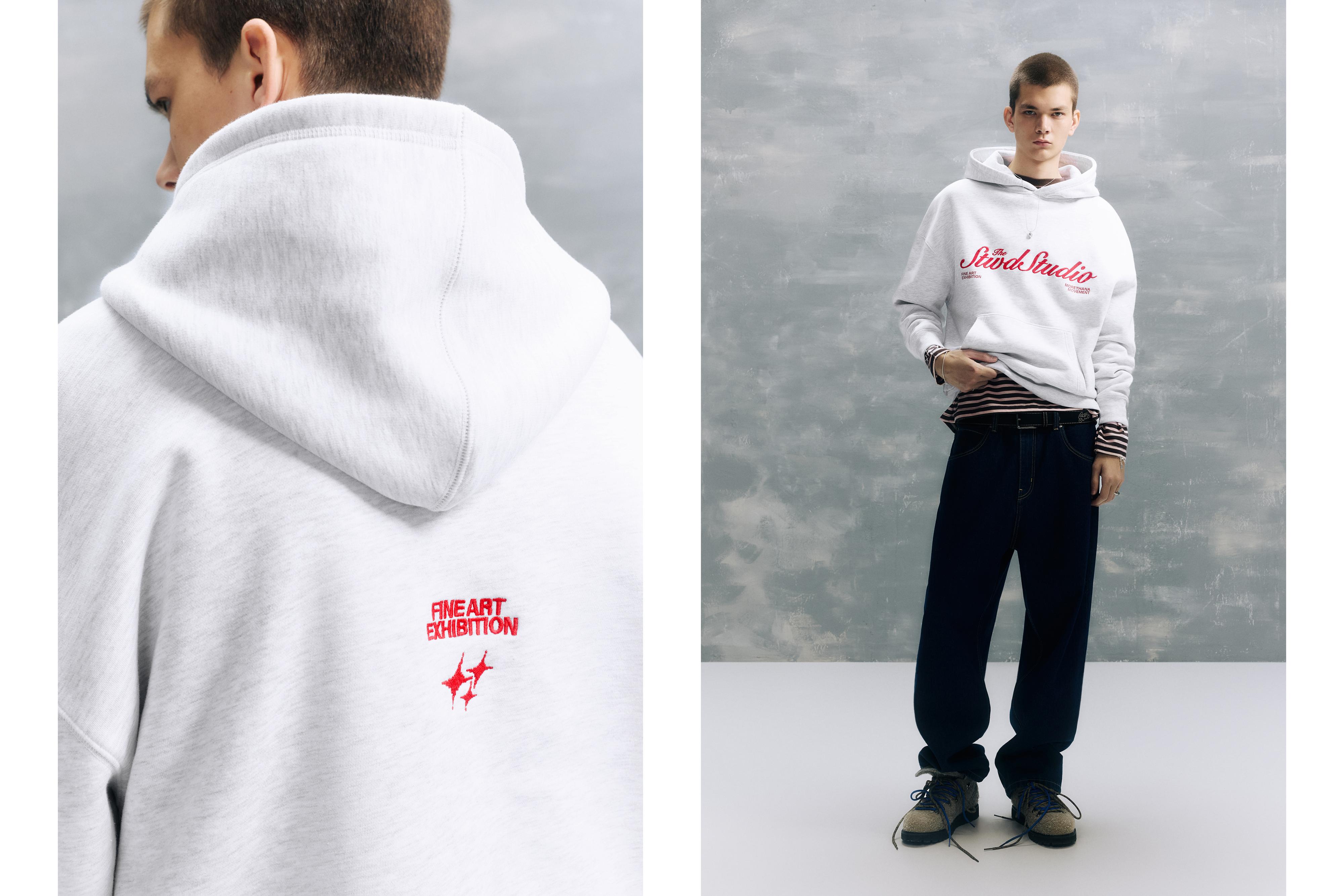 STWD Studio kapüşonlu sweatshirt - Görsel 18