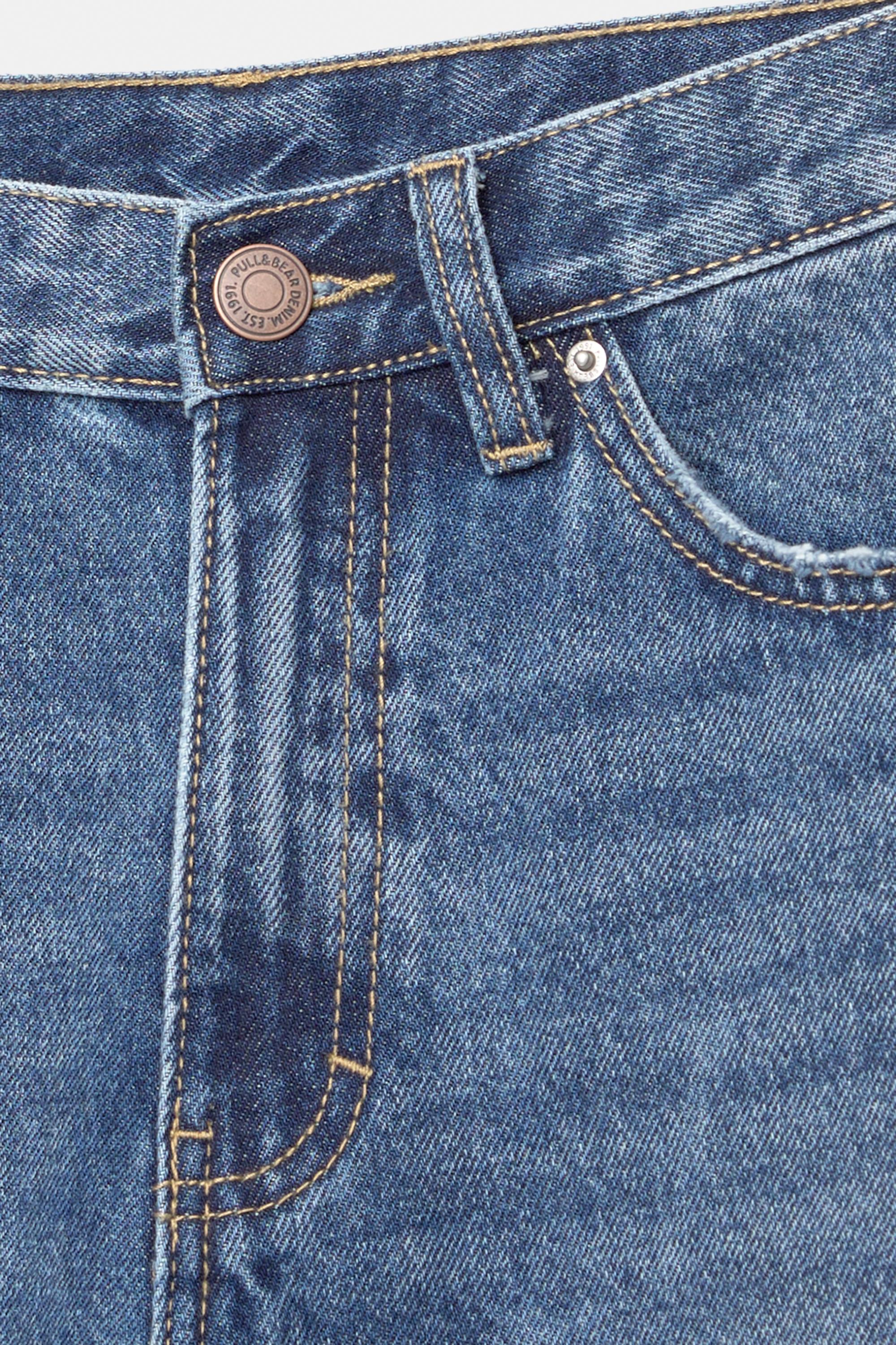 Mom fit yüksek bel jean - Görsel 3