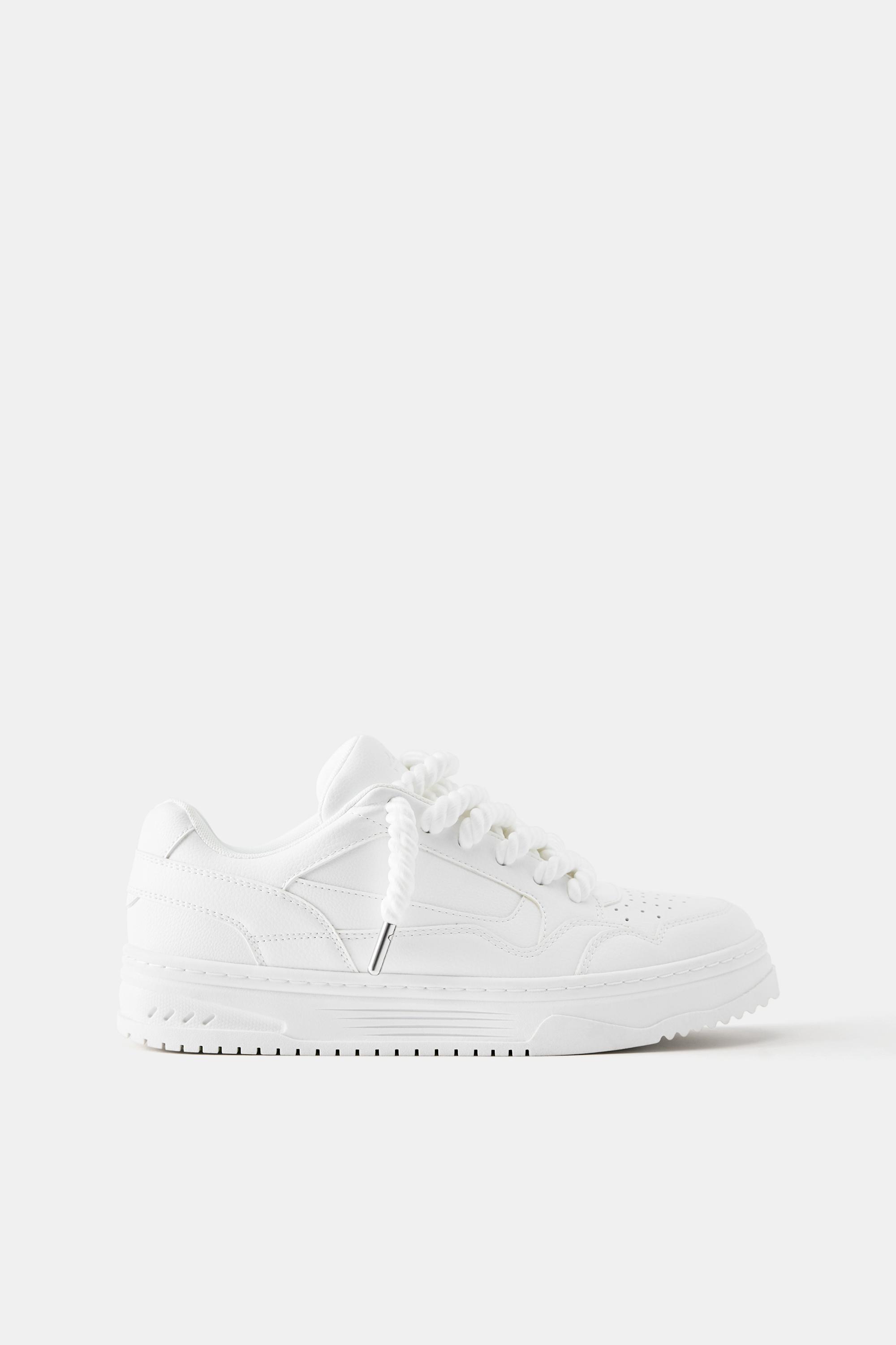 STWD lace-up trainers — White
