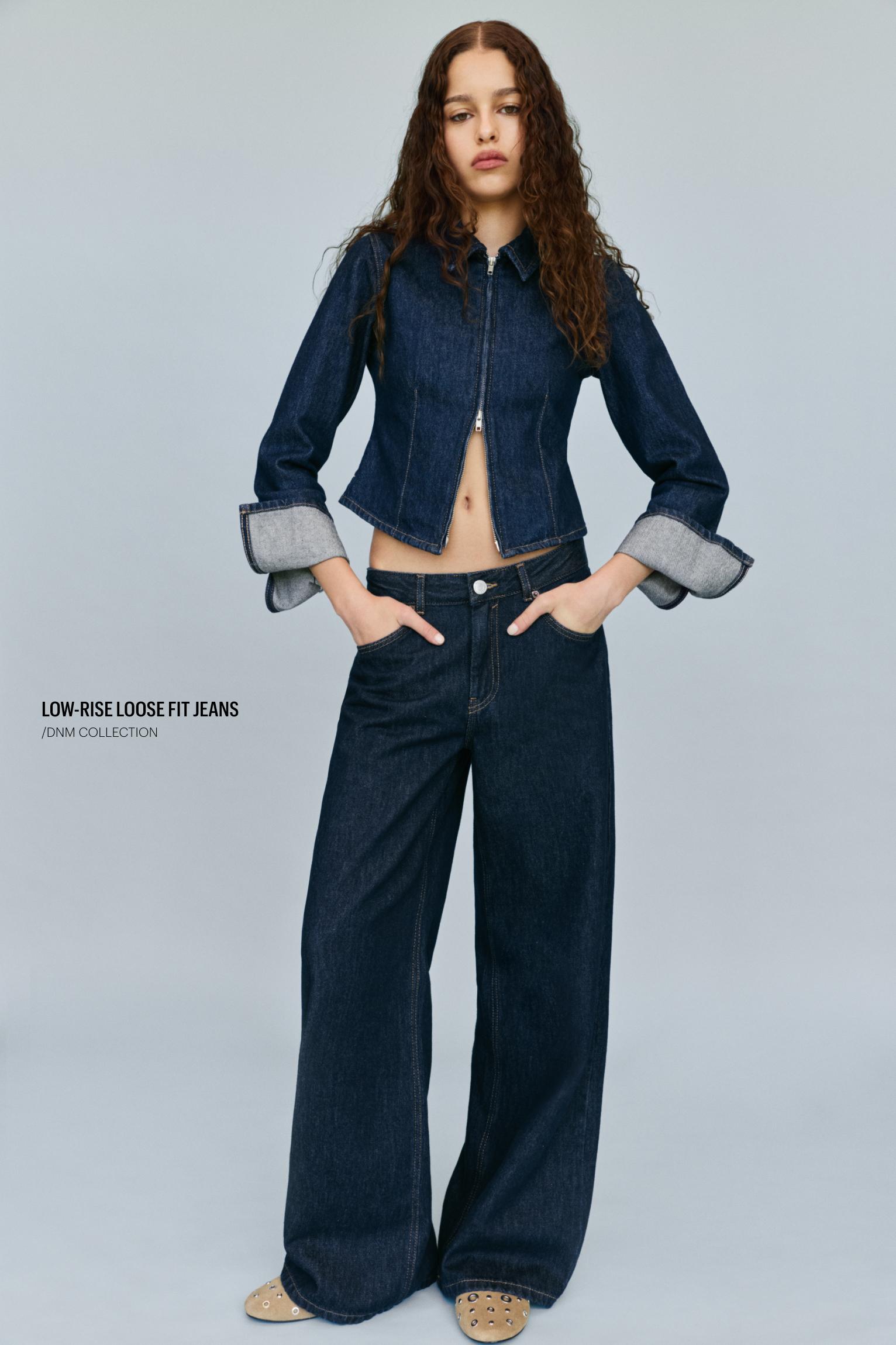 Oversize baggy jeans — Navy