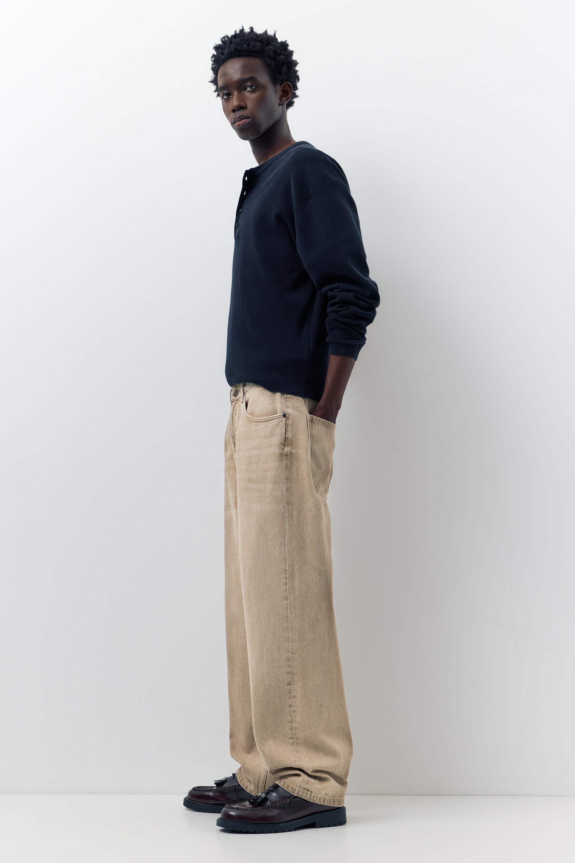 Baggy jeans — Medium ecru