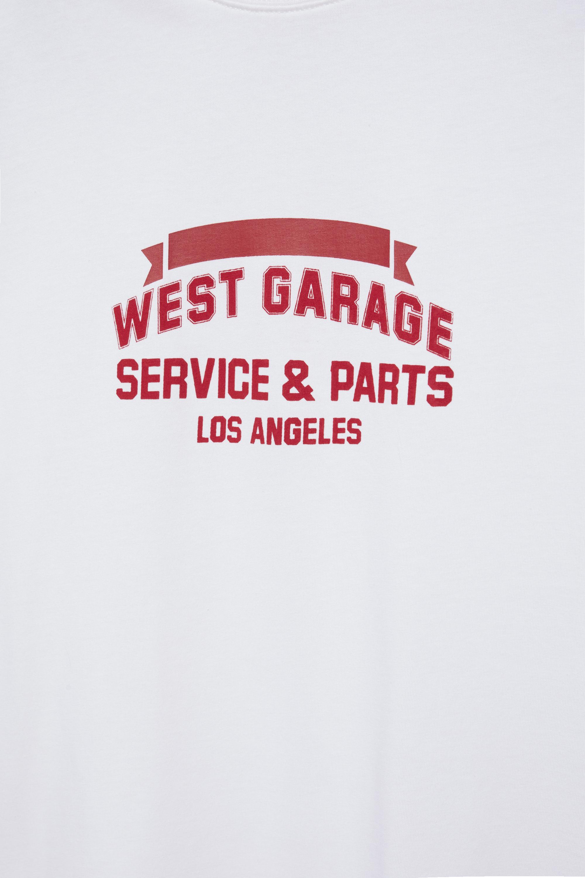 West Garage boxy T-shirt — White