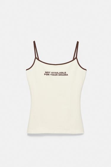 Strappy top with text — Vanilla 2