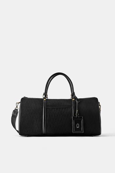 Embossed bowling bag with embellishment — Black 2