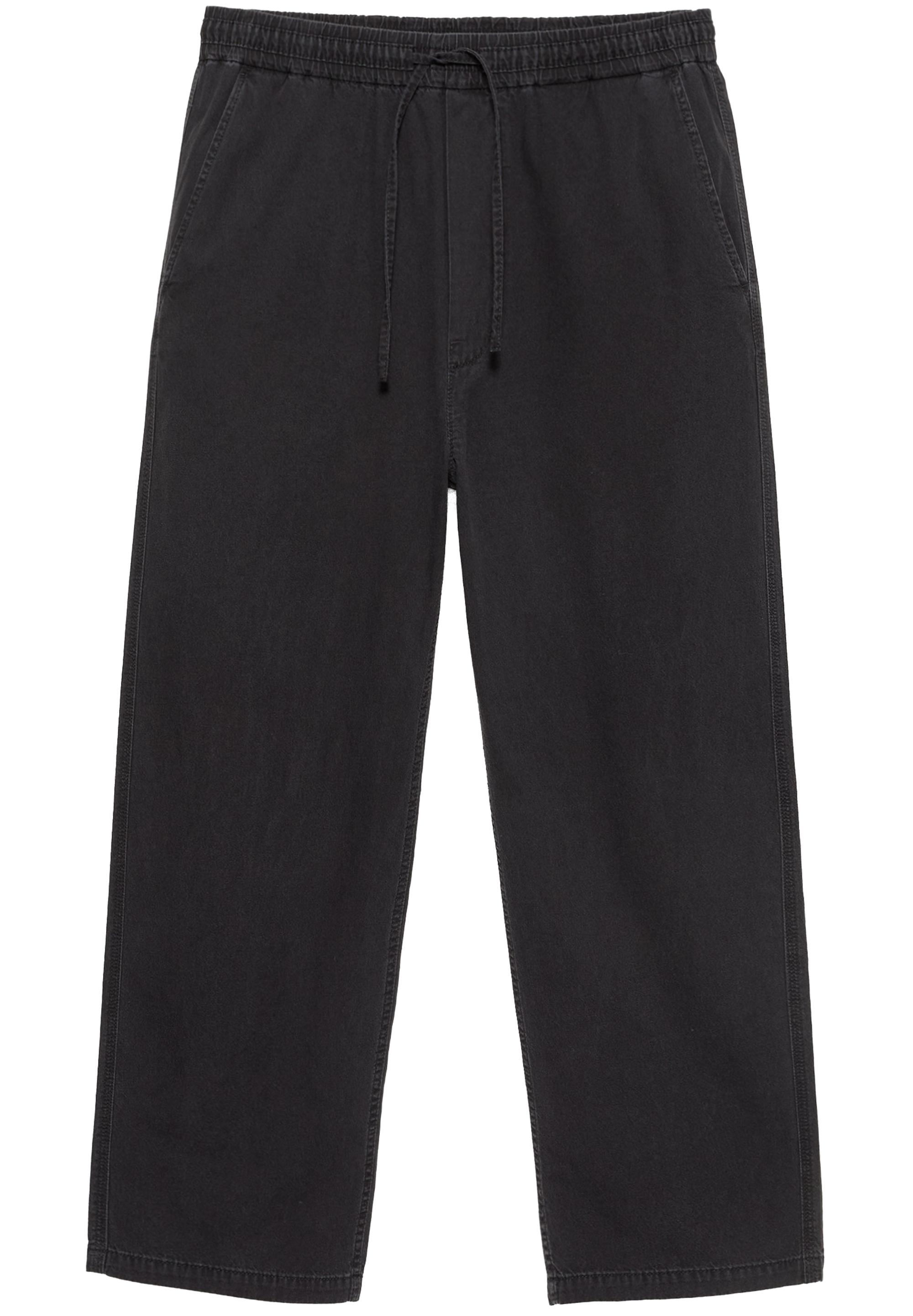 Denim joggers — Faded black
