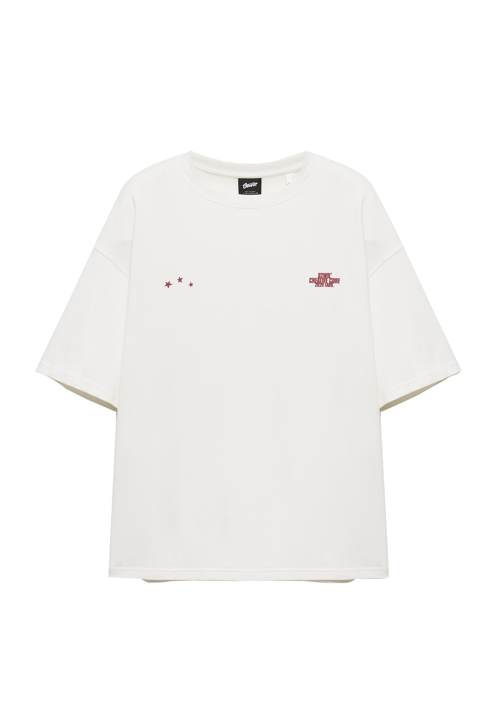 Pull&Bear STWD kısa kollu sweatshirt görsel 3
