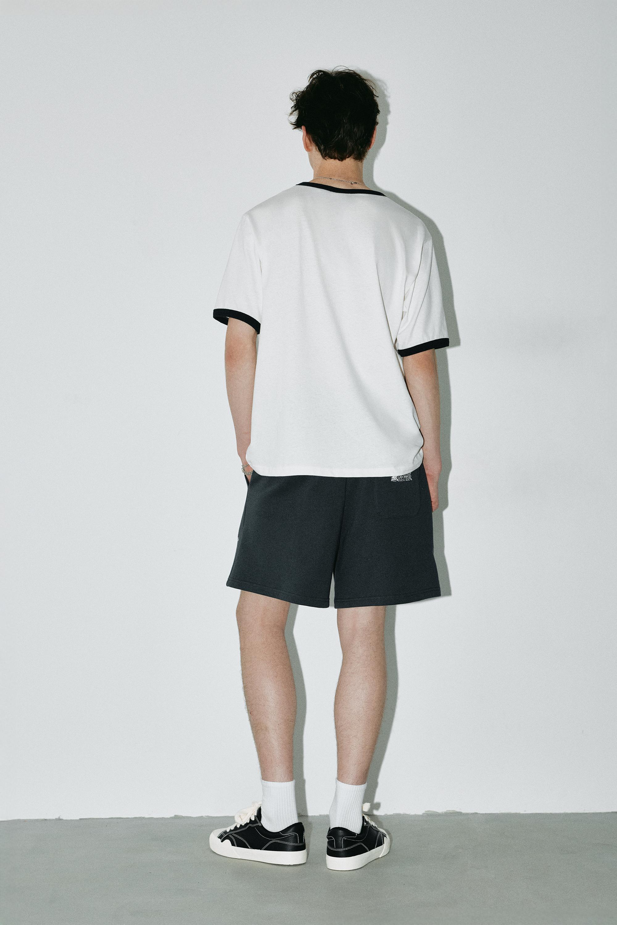 One Piece ribbed T-shirt — Ecru