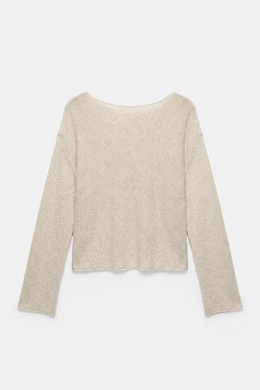 Fine knit jumper — Ecru 5