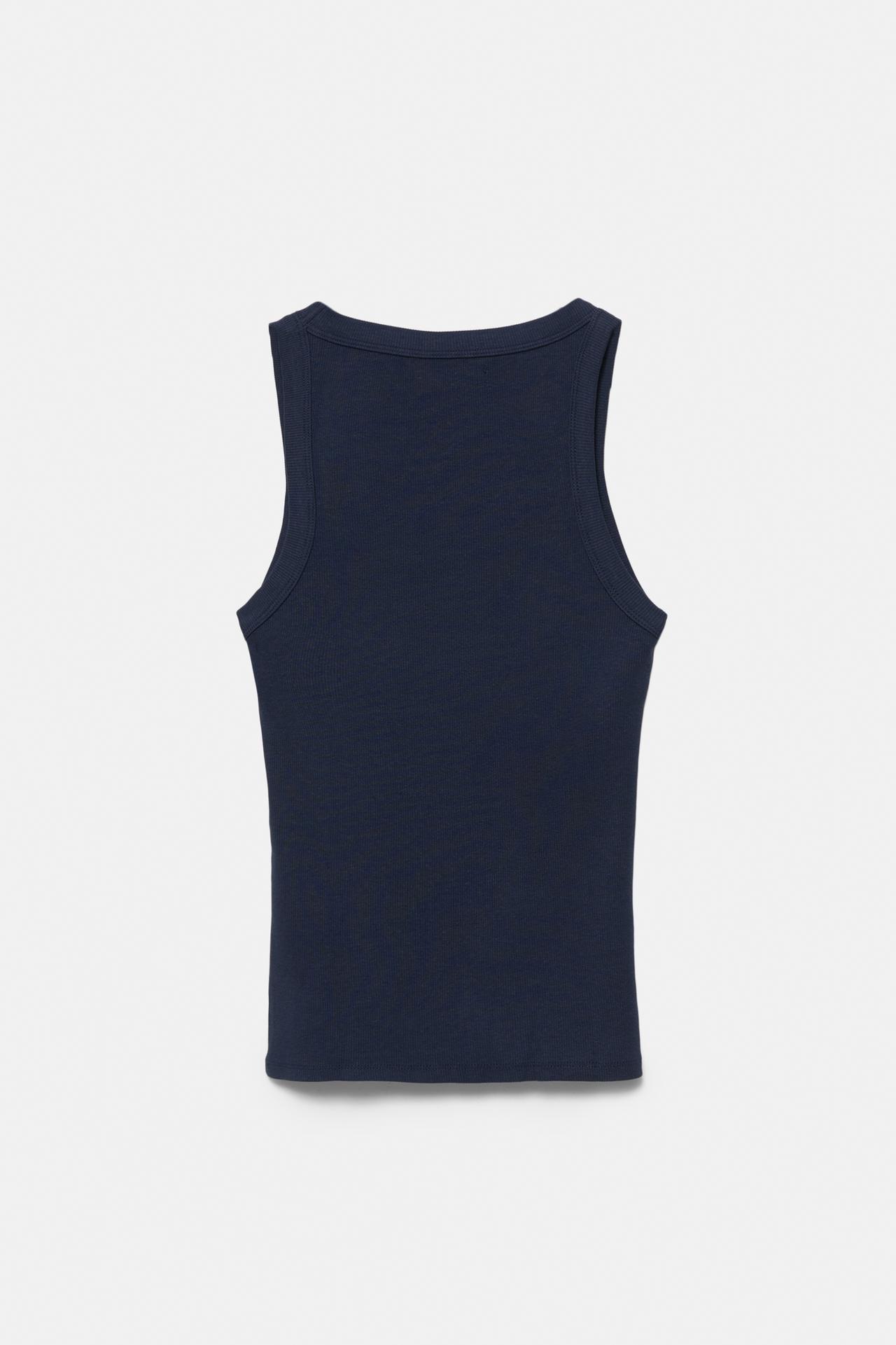 Basic tank top — Navy