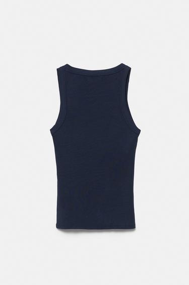 Basic tank top — Navy 7