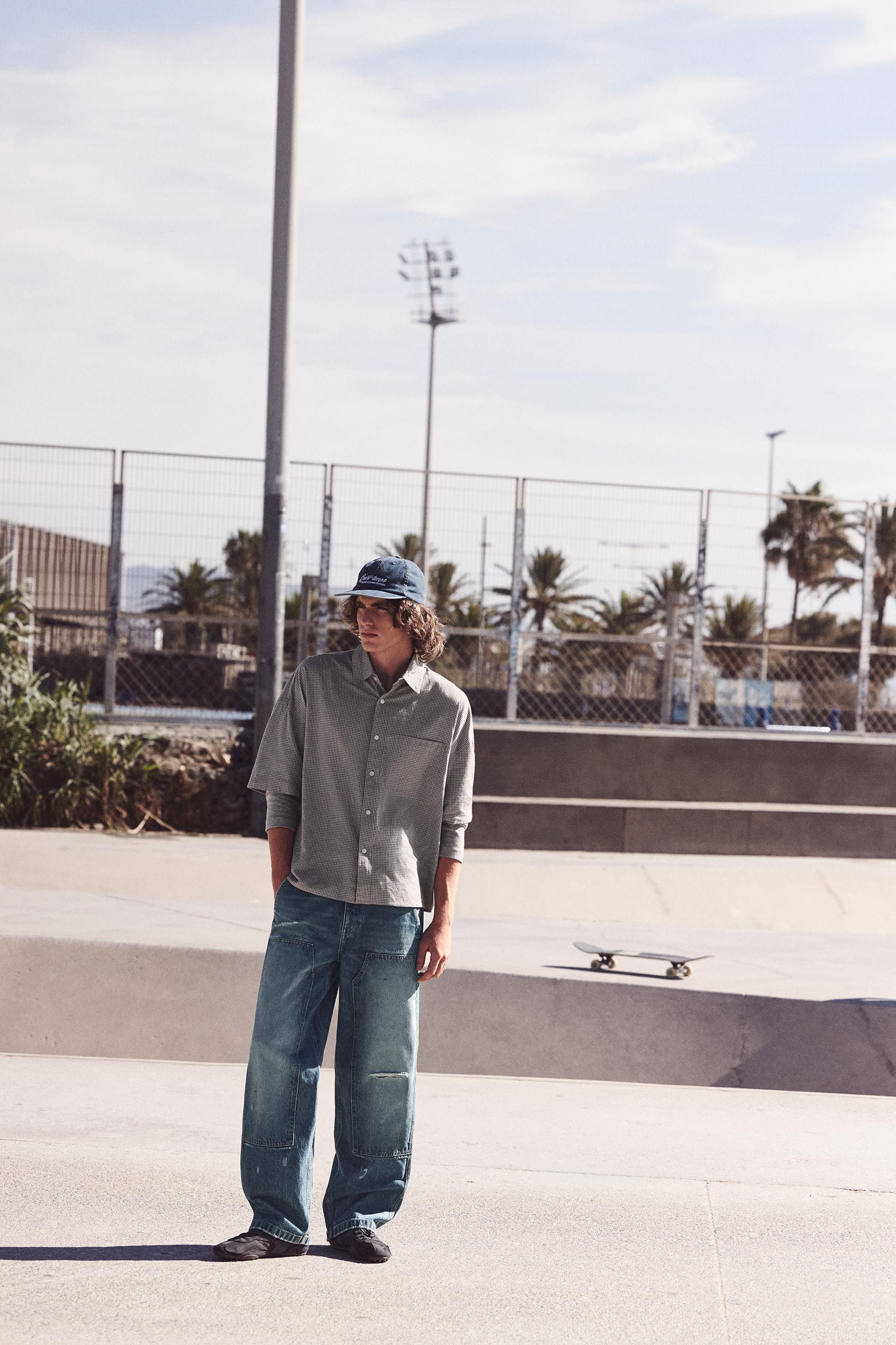 Baggy jeans — Medium blue