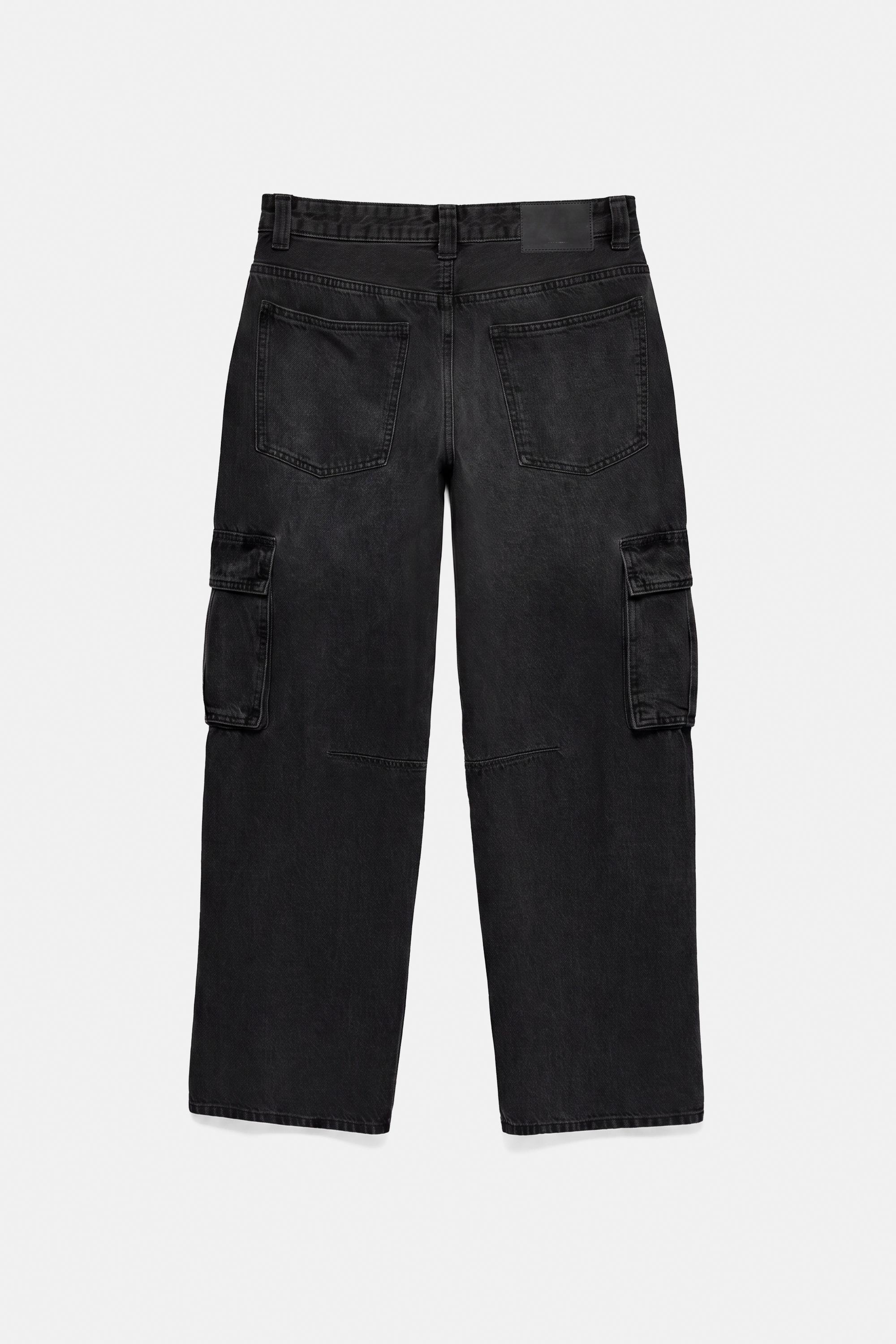 Pull&Bear Relaxed kargo jean görsel 2