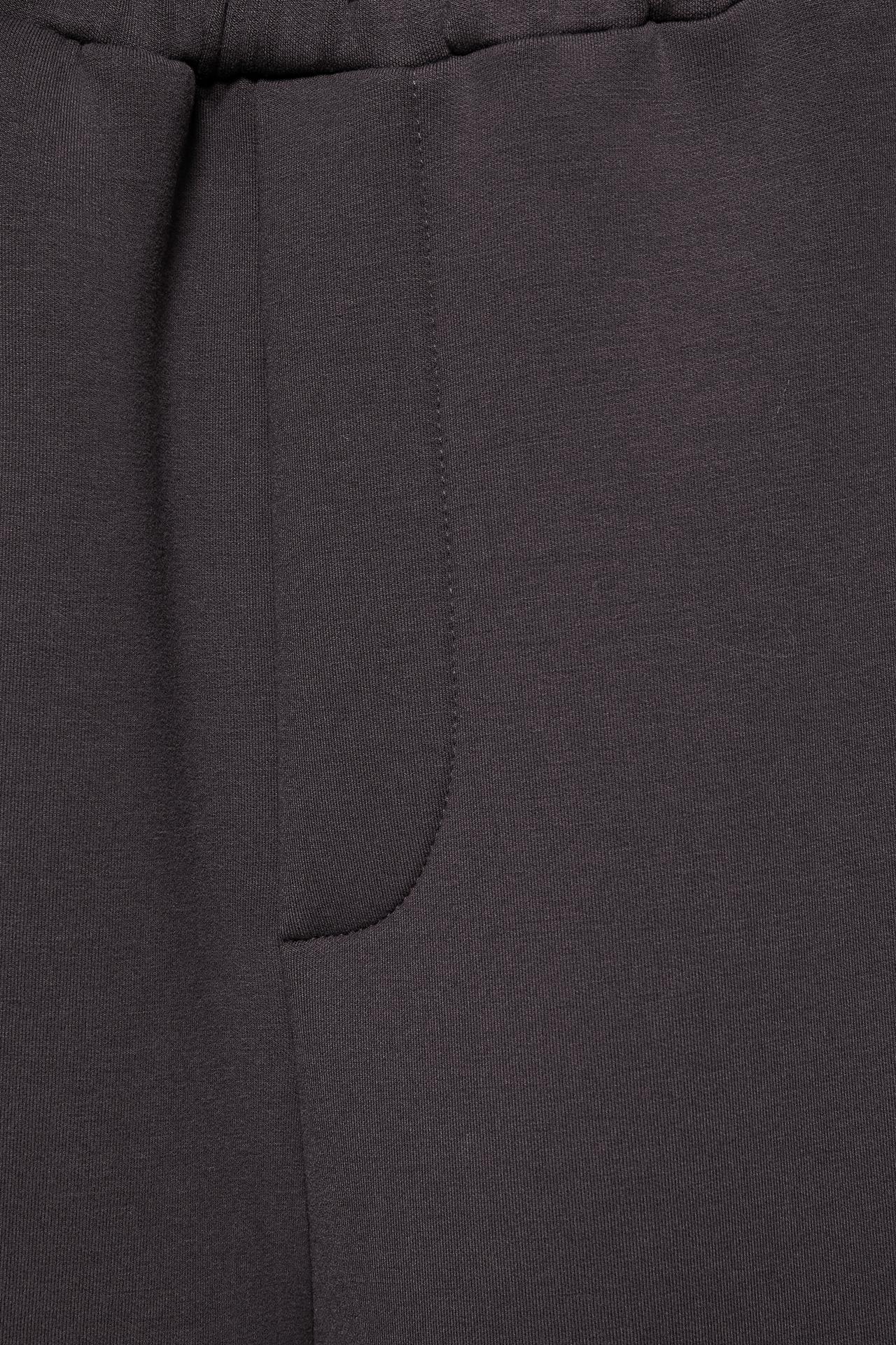 Neoprene-effect baggy trousers — Anthracite grey