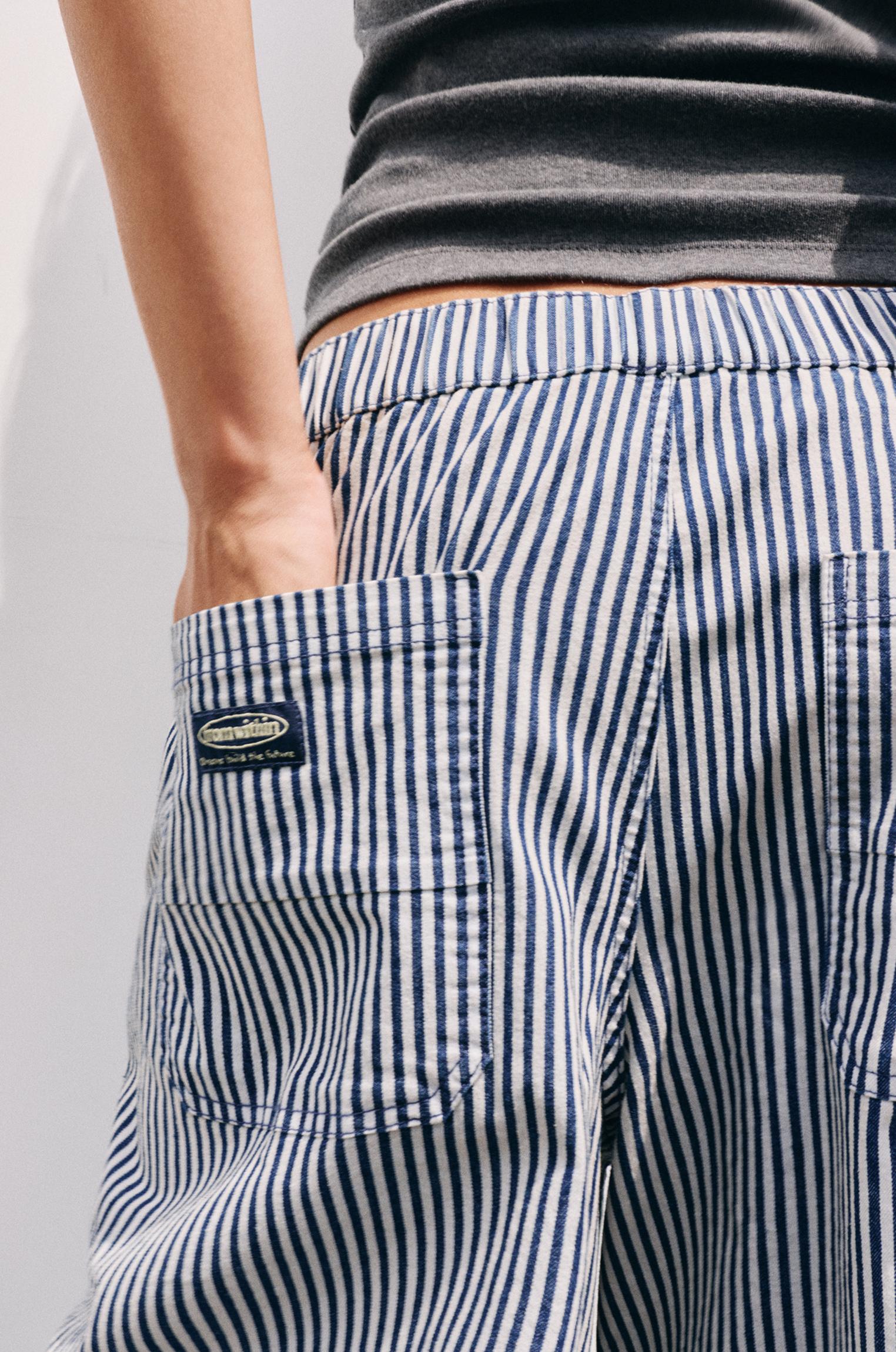 Barrel trousers — Navy