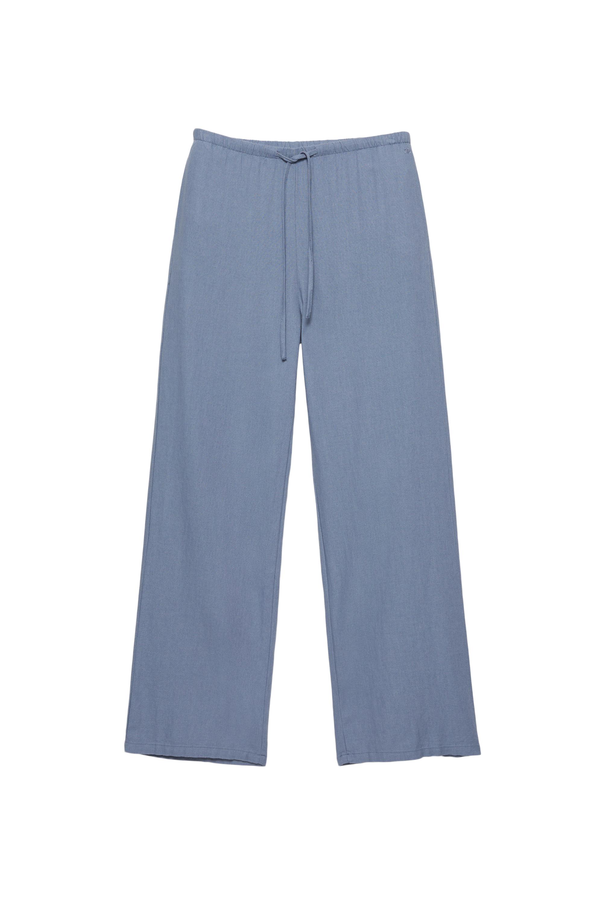 Keten jogger pantolon - Görsel 4