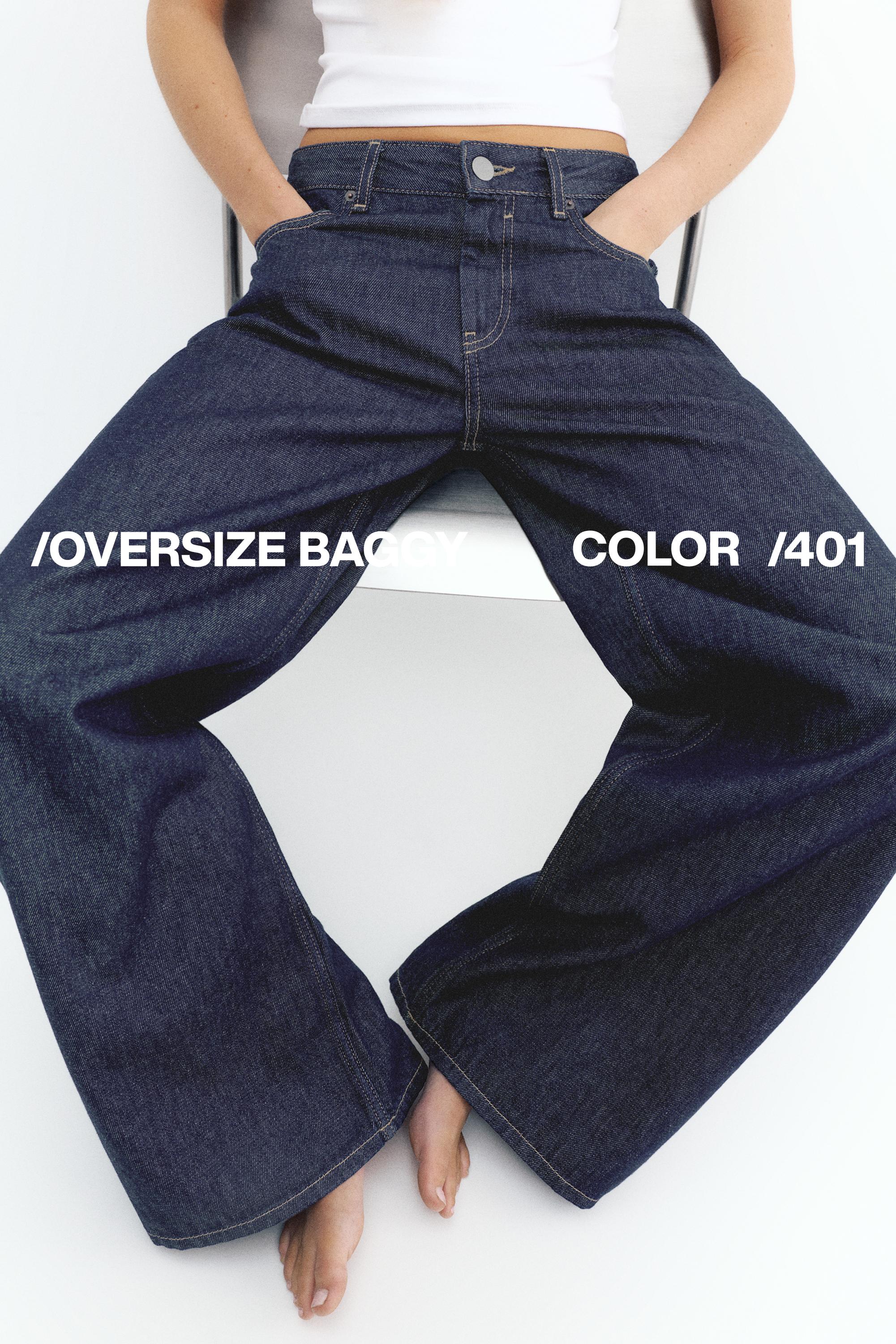 Oversize baggy jeans — Navy