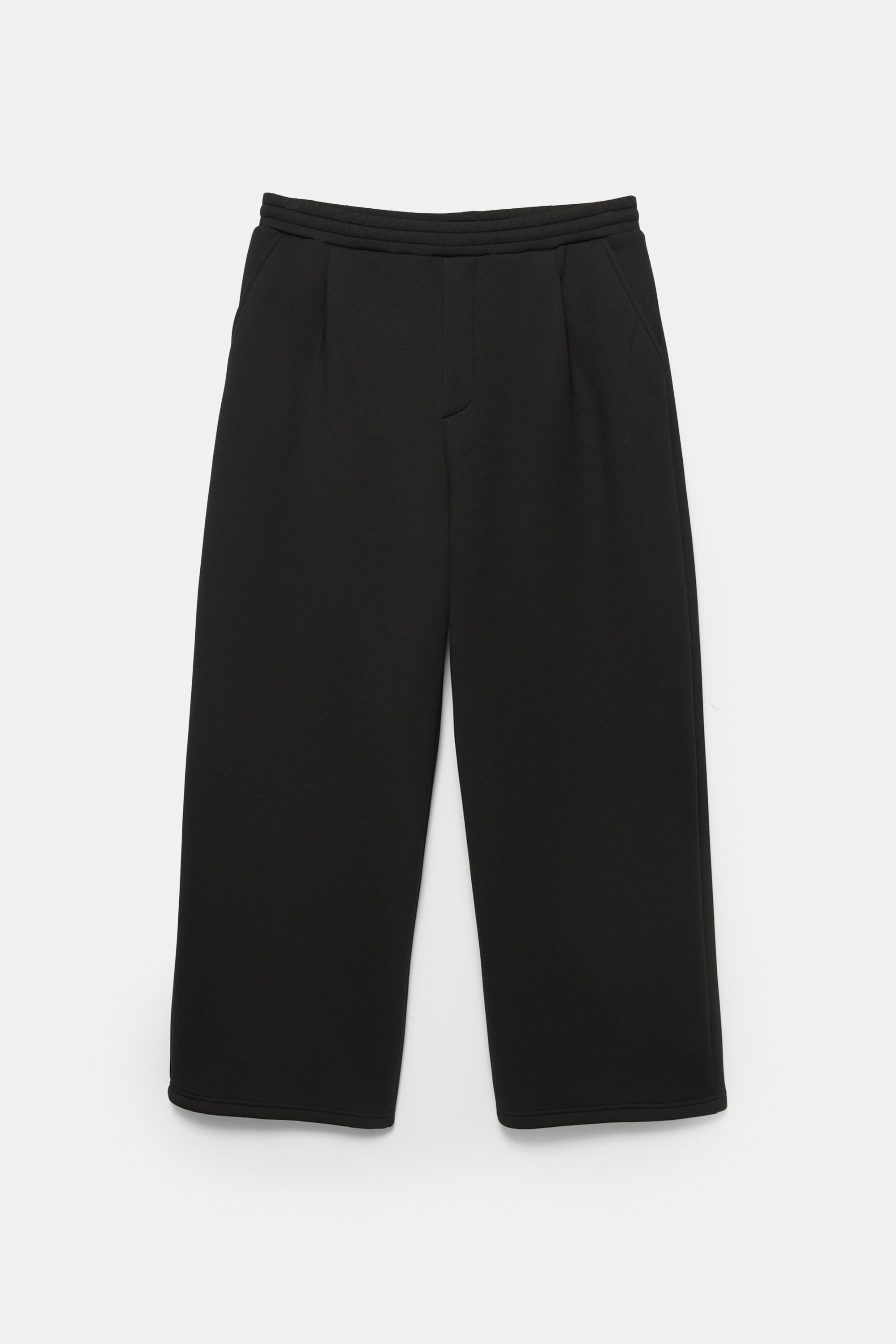 Balloon fit tracksuit bottoms — Black