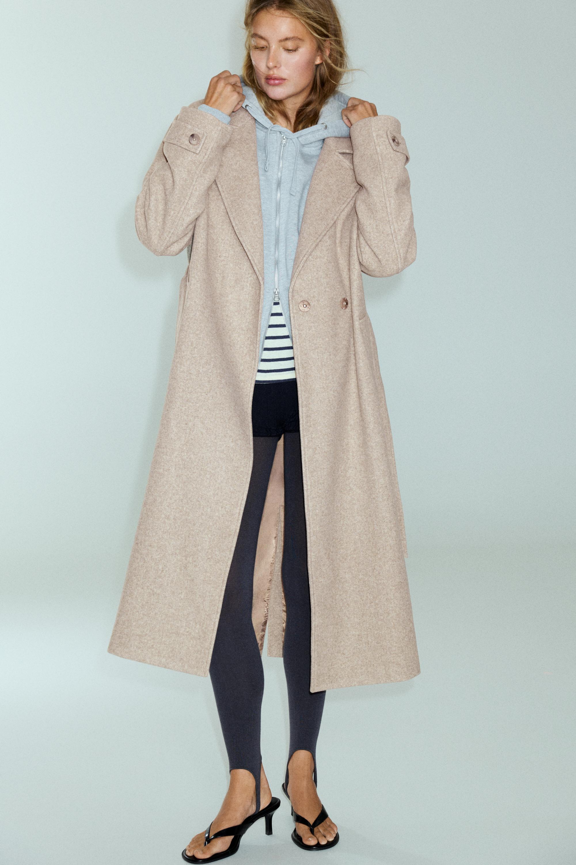 Manteau Long Avec Ceinture