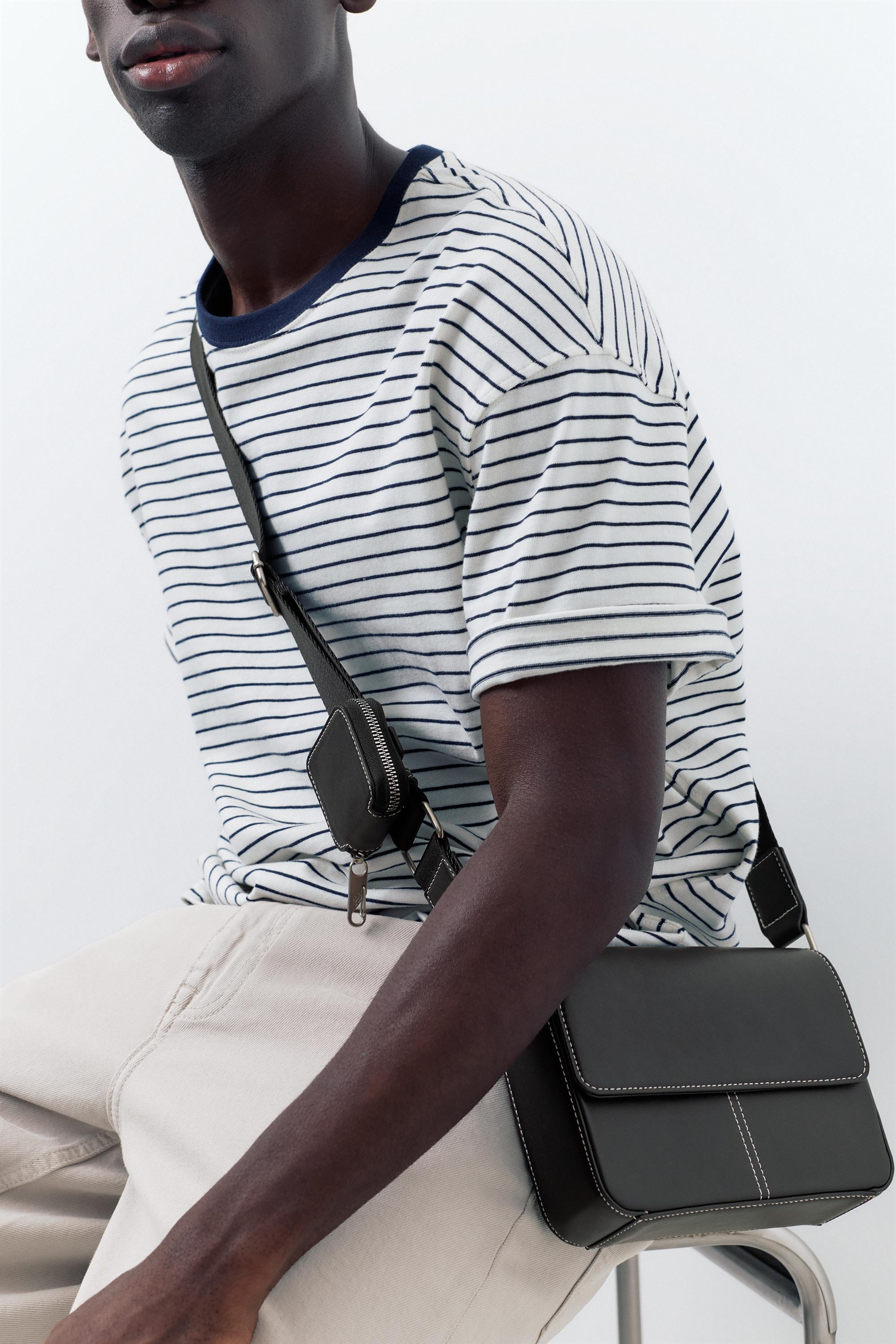 Dikişli portföy çapraz askılı çanta - Görsel 22