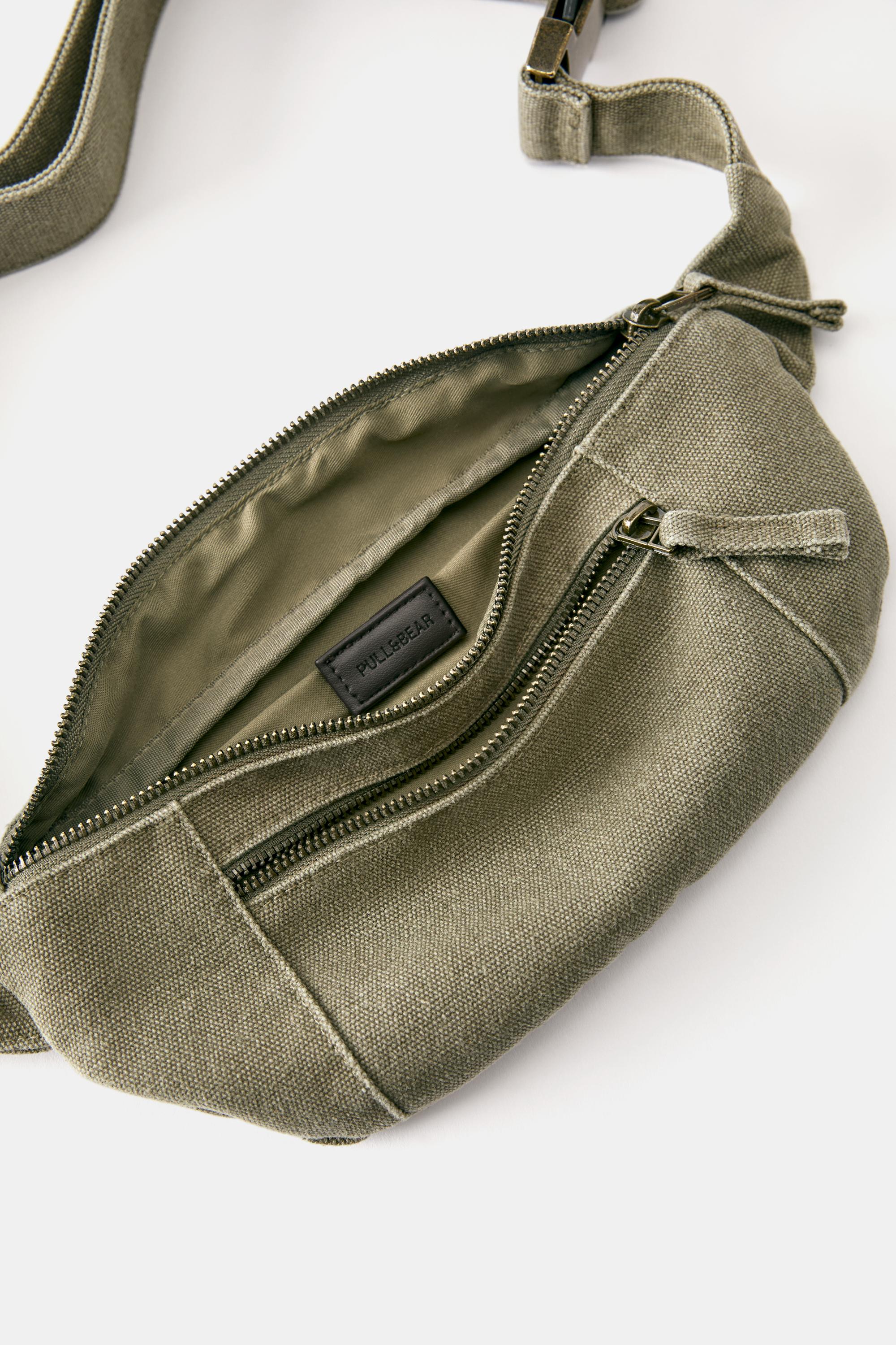 Canvas belt bag — Khaki
