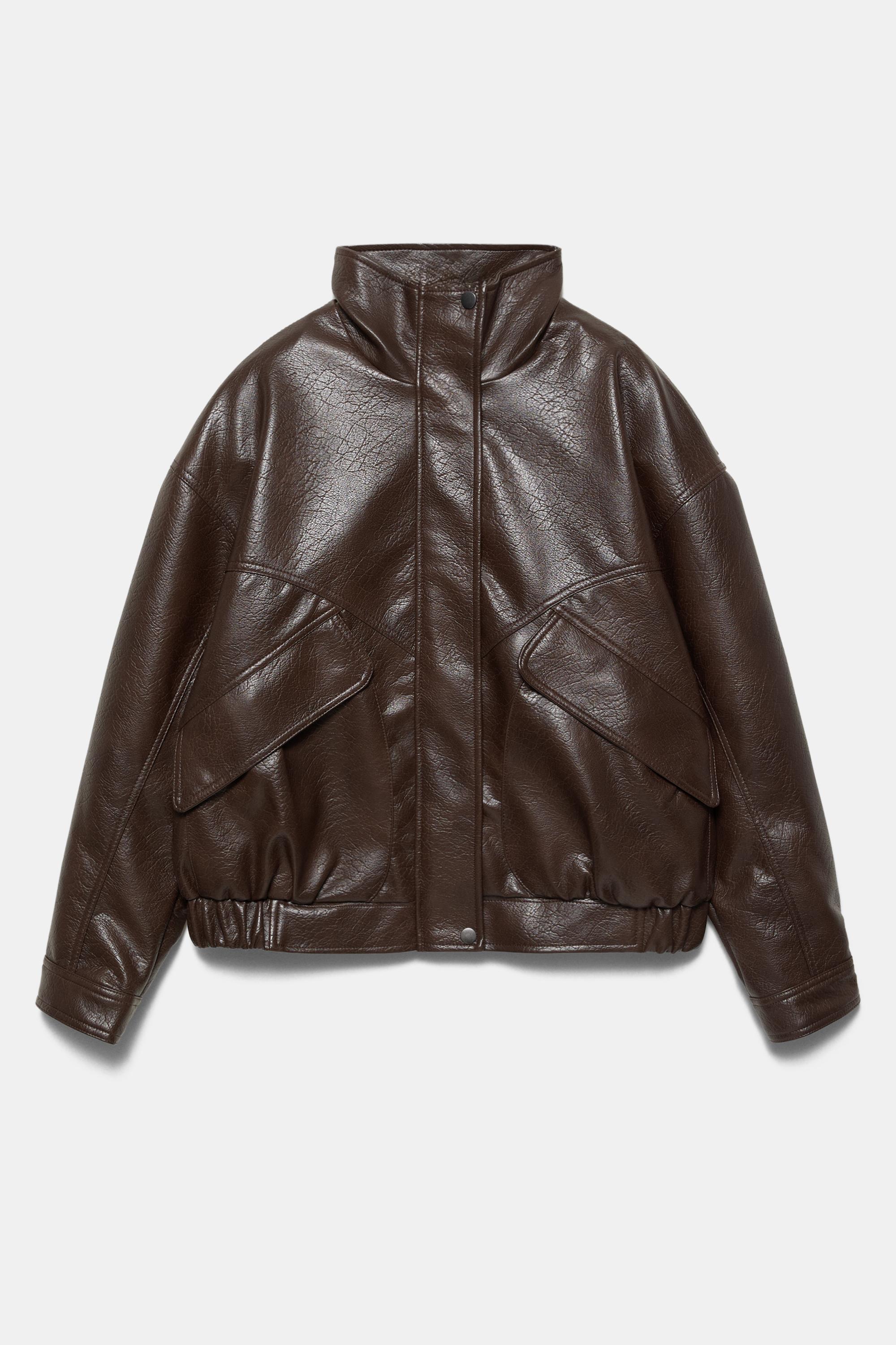 Suni deri ceket - Görsel 3