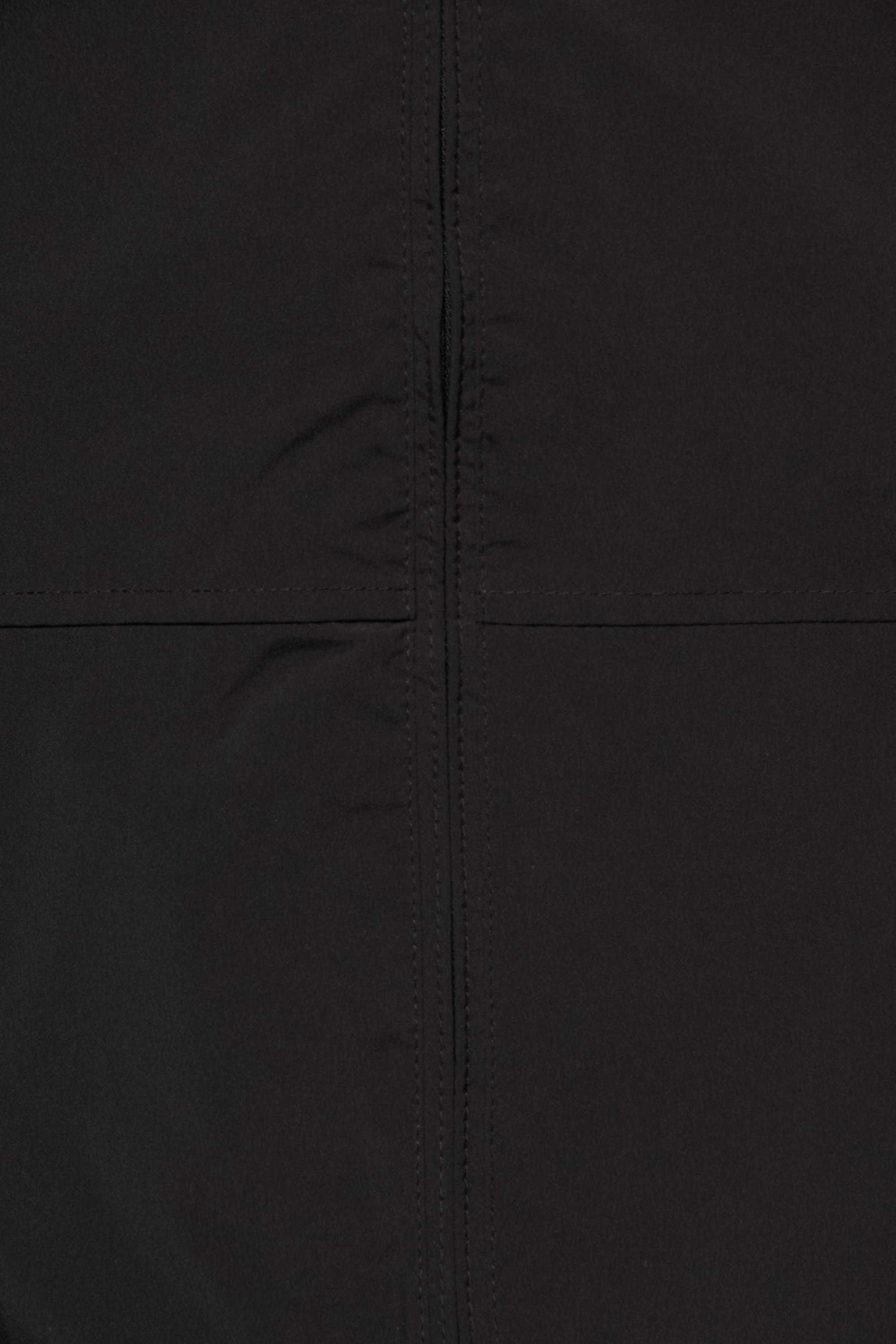 Lightweight hooded raincoat — Black