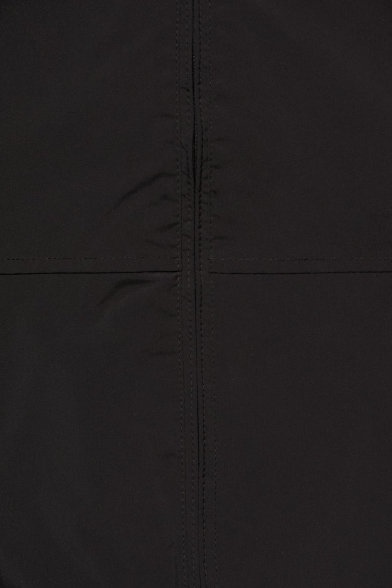 Lightweight hooded raincoat — Black
