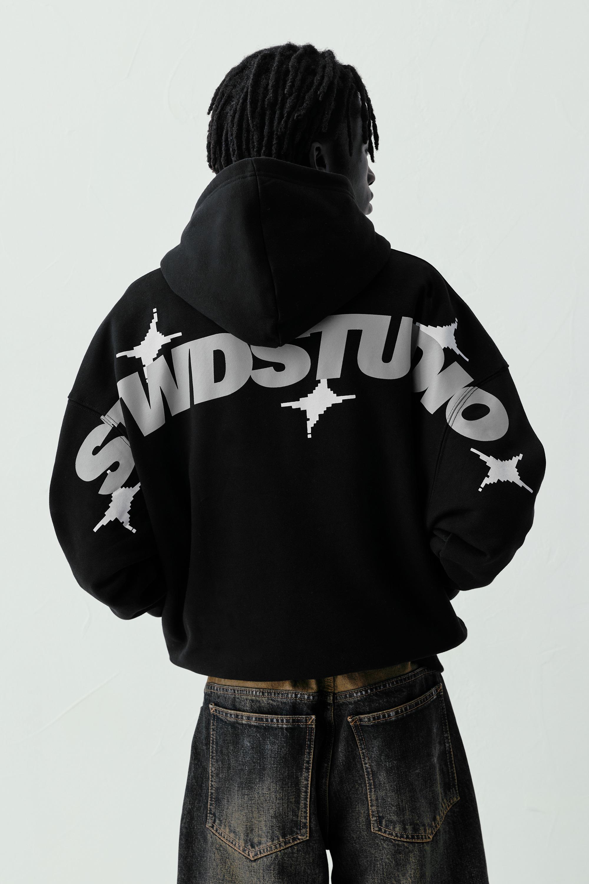 STWD Studio kapüşonlu sweatshirt - Görsel 12