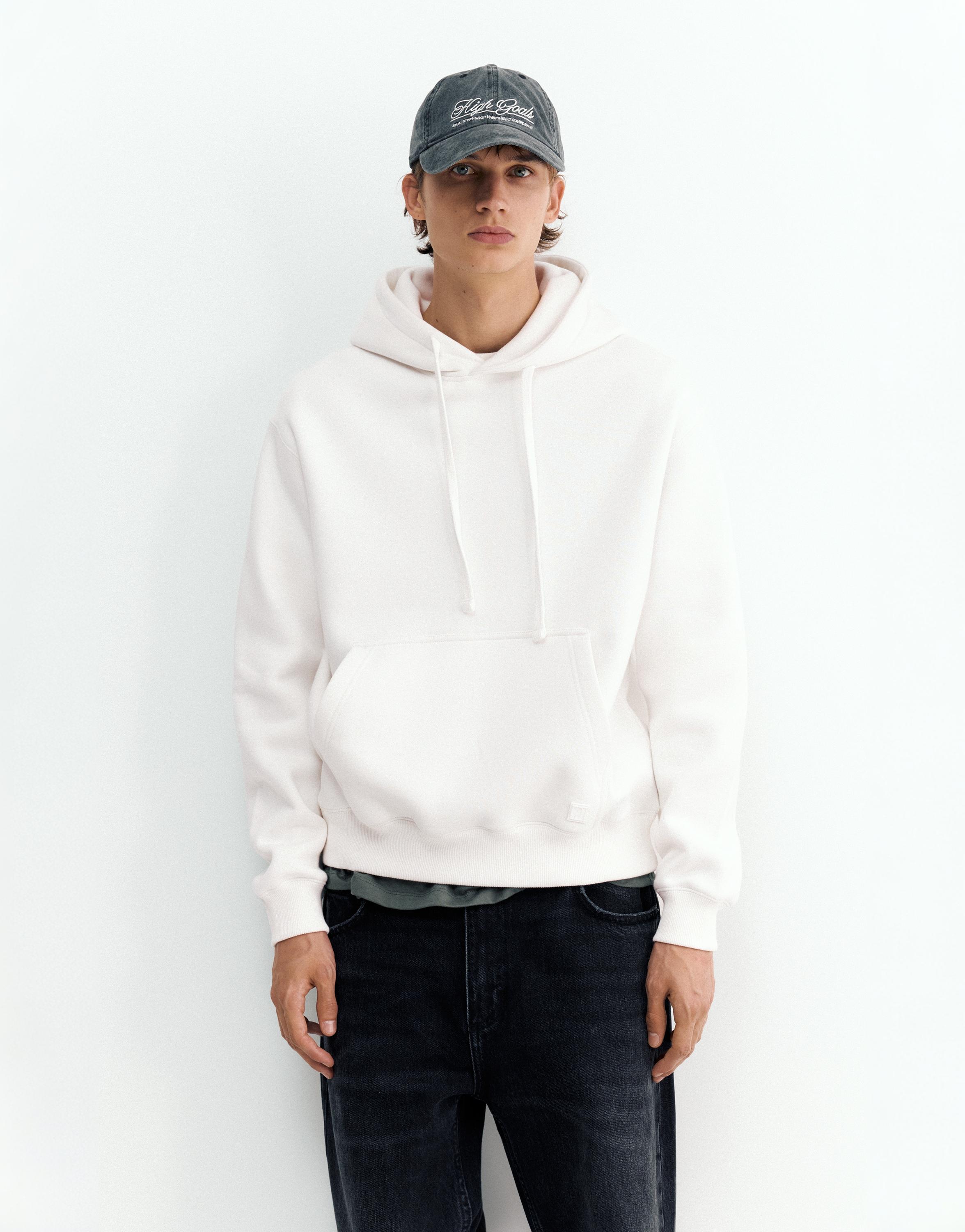 Basic hoodie — Off white