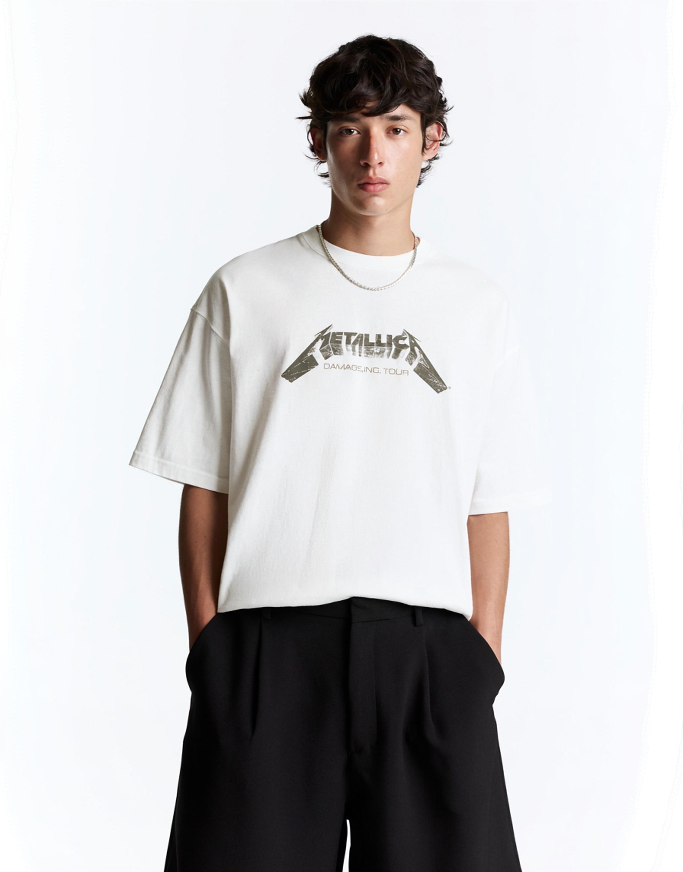 Metallica Damage Inc. Tour T-shirt — Off white