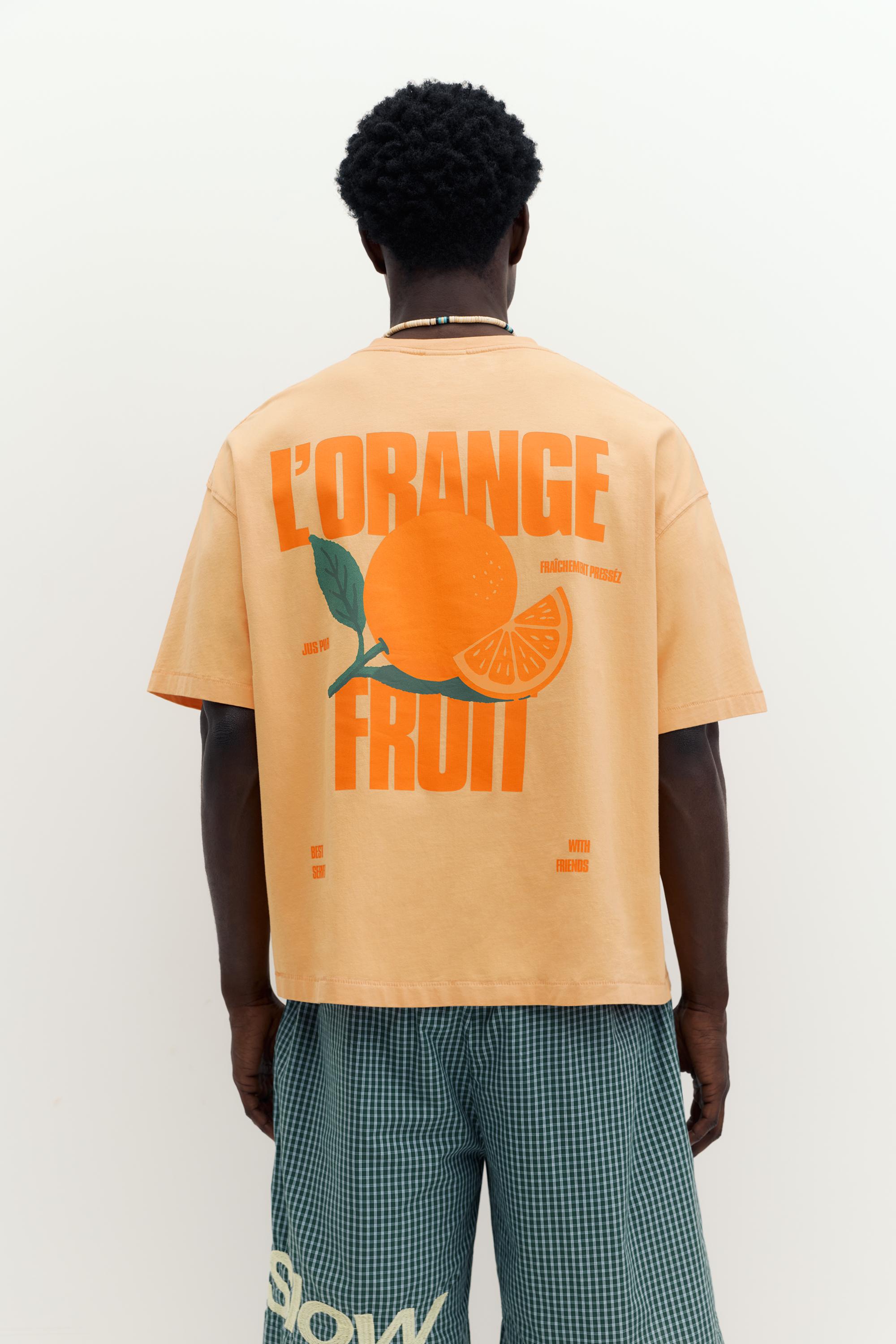 STWD orange graphic T-shirt — Orange
