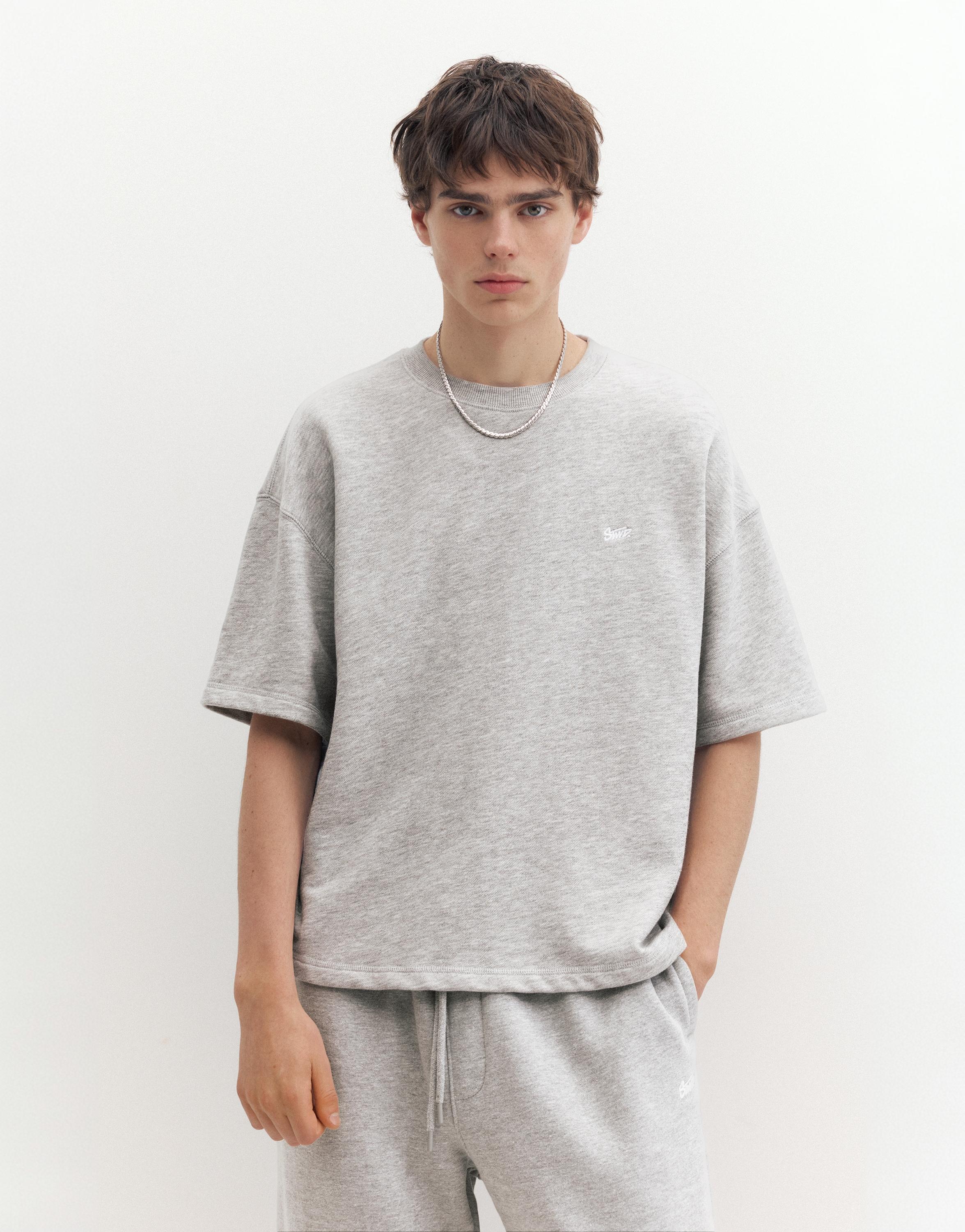 Short sleeve STWD sweatshirt — Greyish