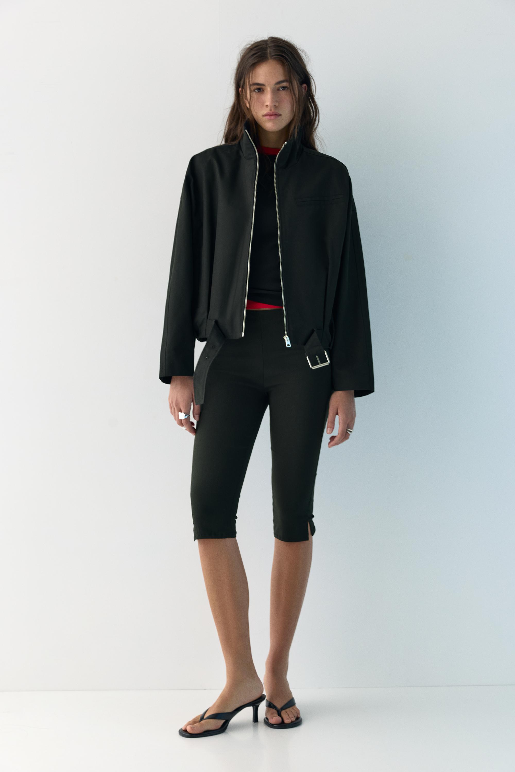 Balloon bomber jacket — Black