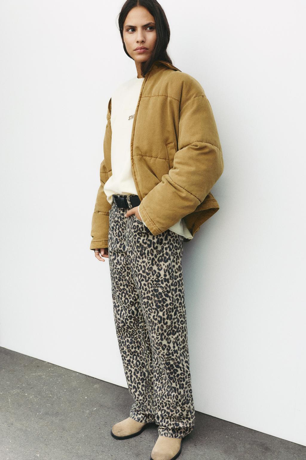 Jeans baggy leopardo PULL&BEAR