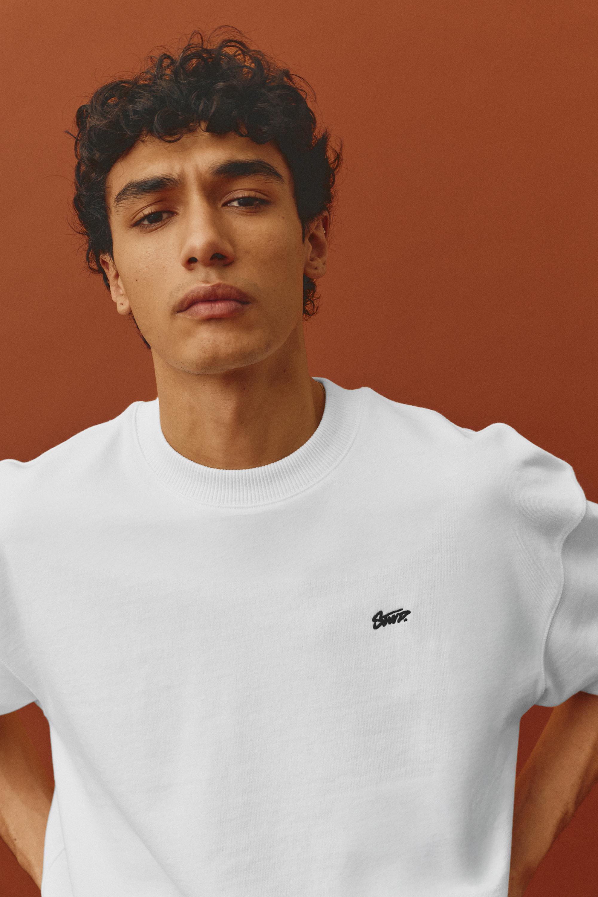 Short sleeve STWD sweatshirt — White