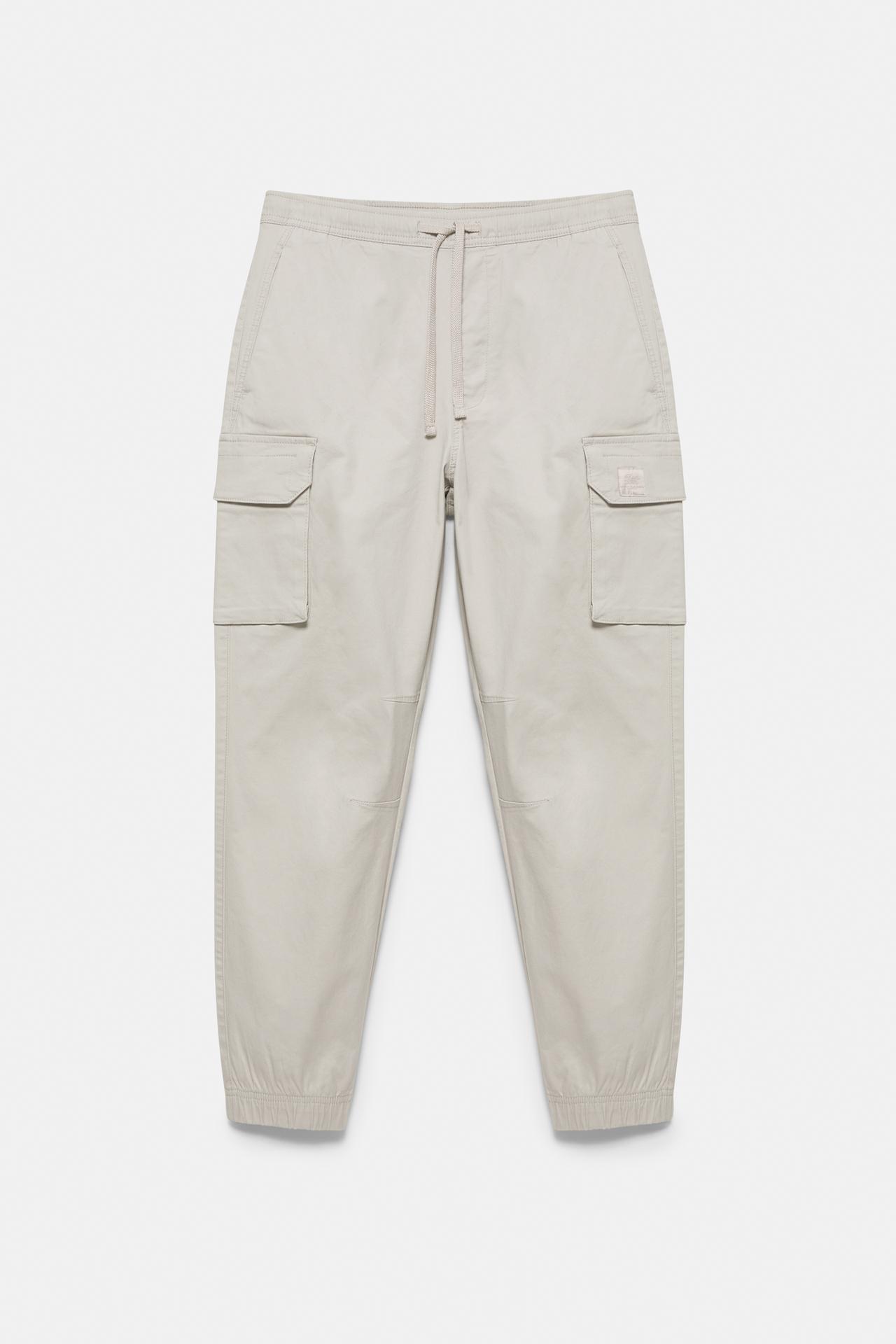 Cargo joggers — Stone