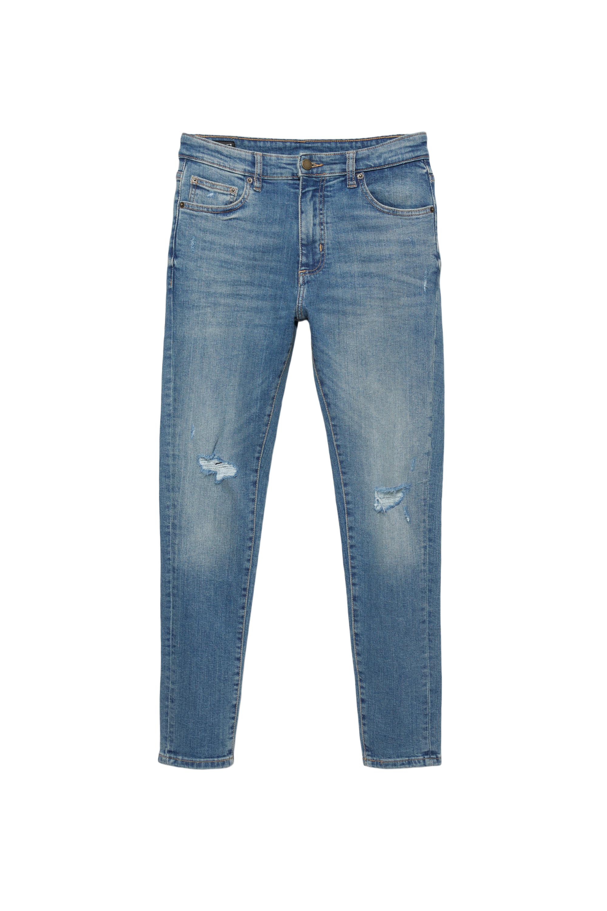 Skinny yırtık jean - Görsel 16