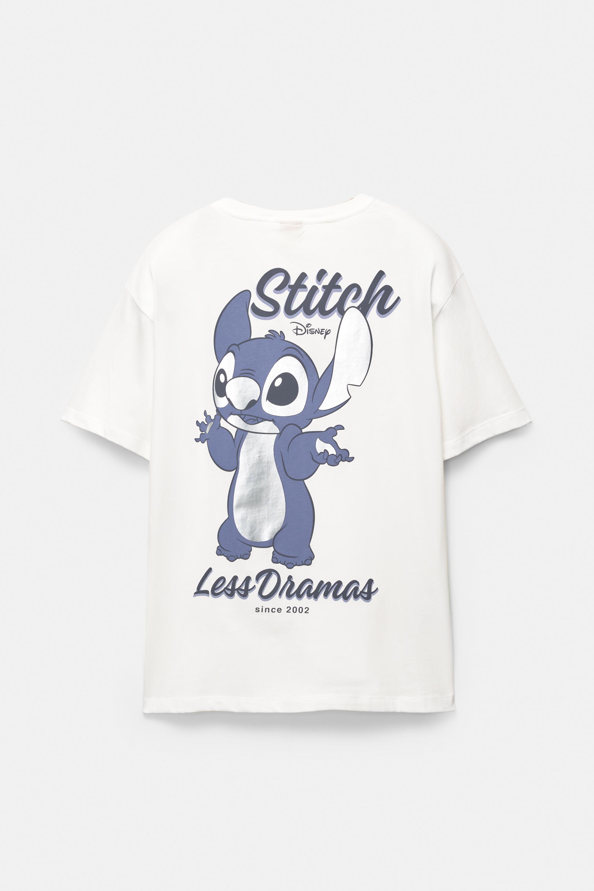 White Stitch T-shirt - PULL\u0026BEAR