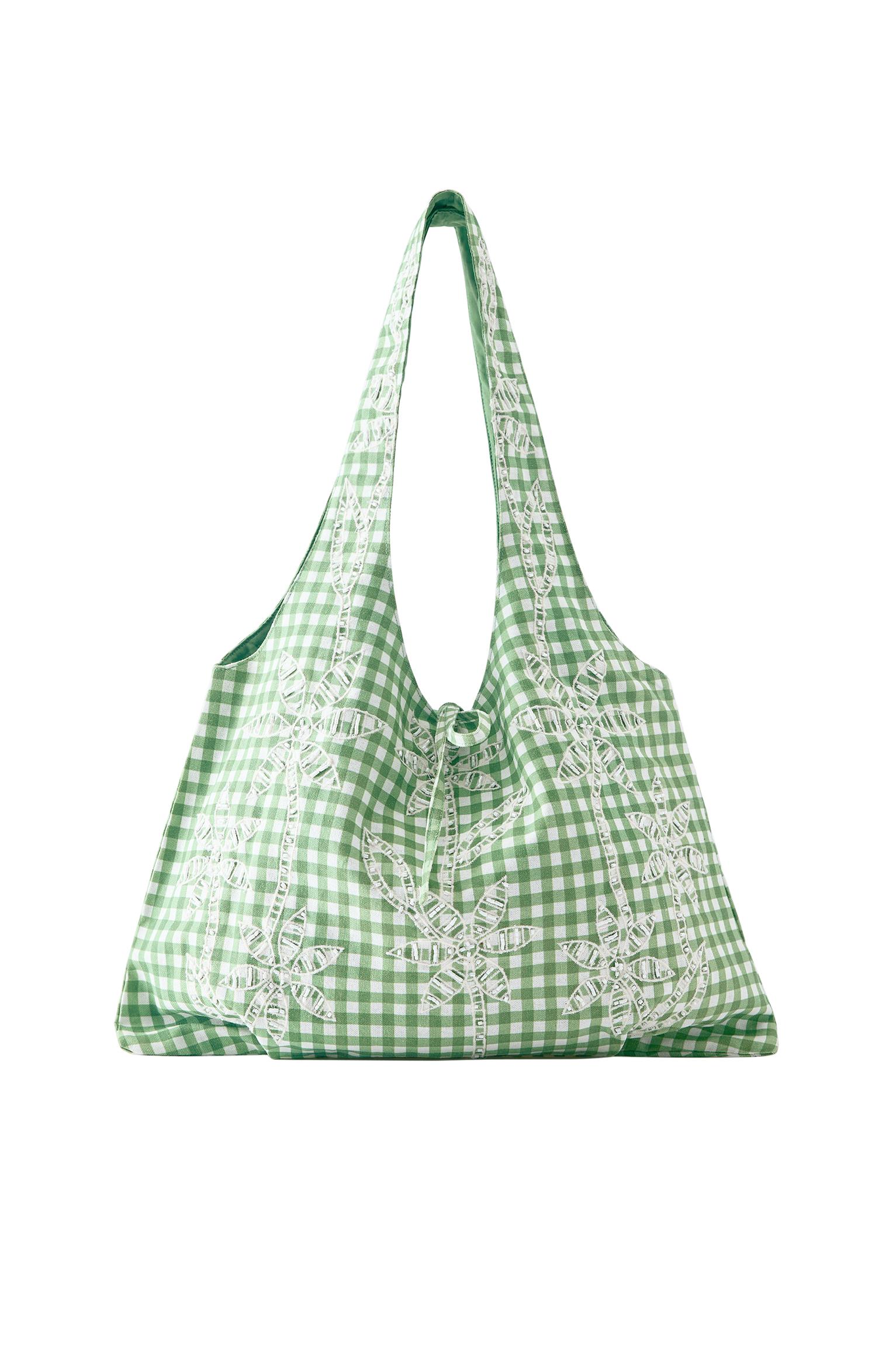 Bolso shopper vichy palmeras